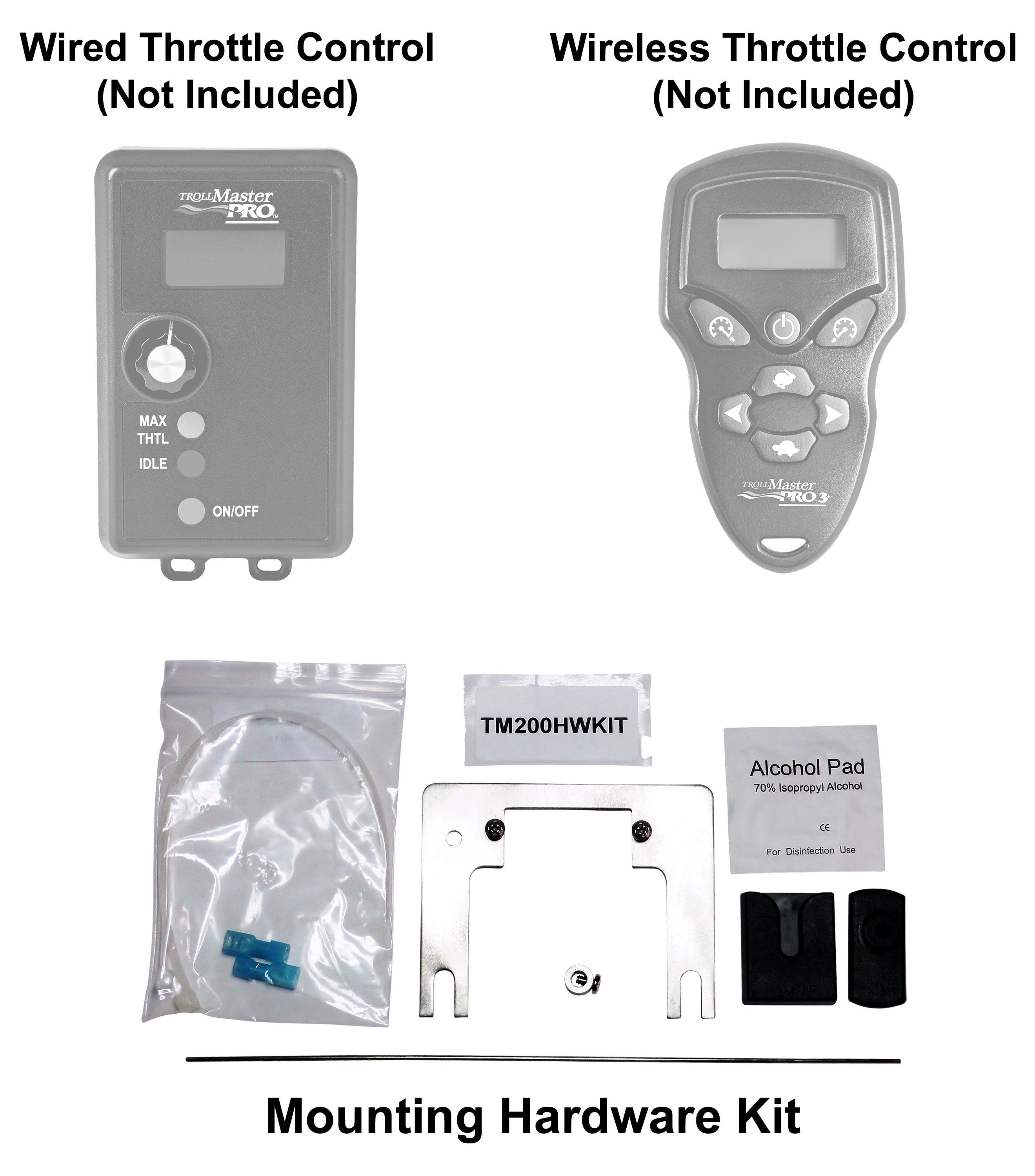 TROLLMaster Remote Throttle Controller Mounting Hardware Kit