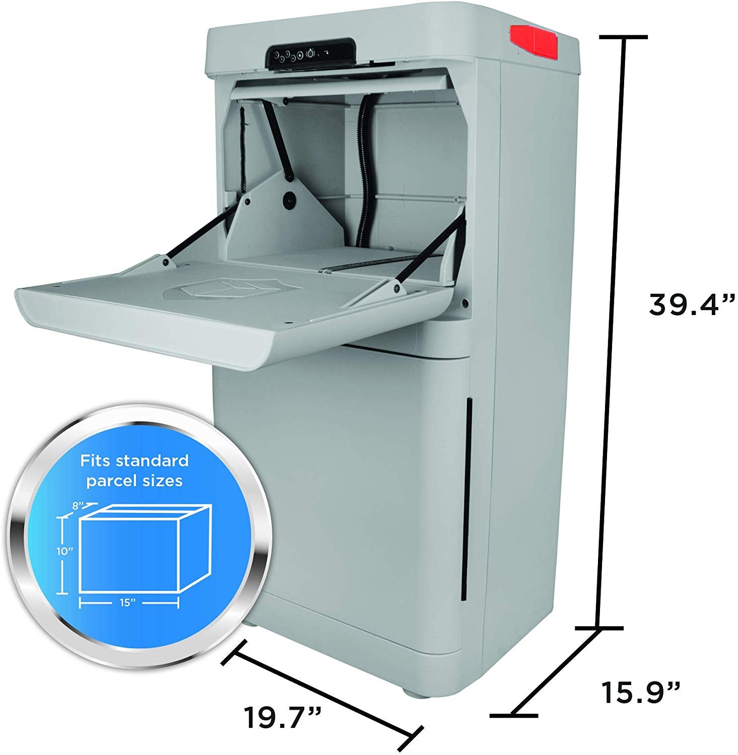 Parcel Guard Smart Mailbox - Gray