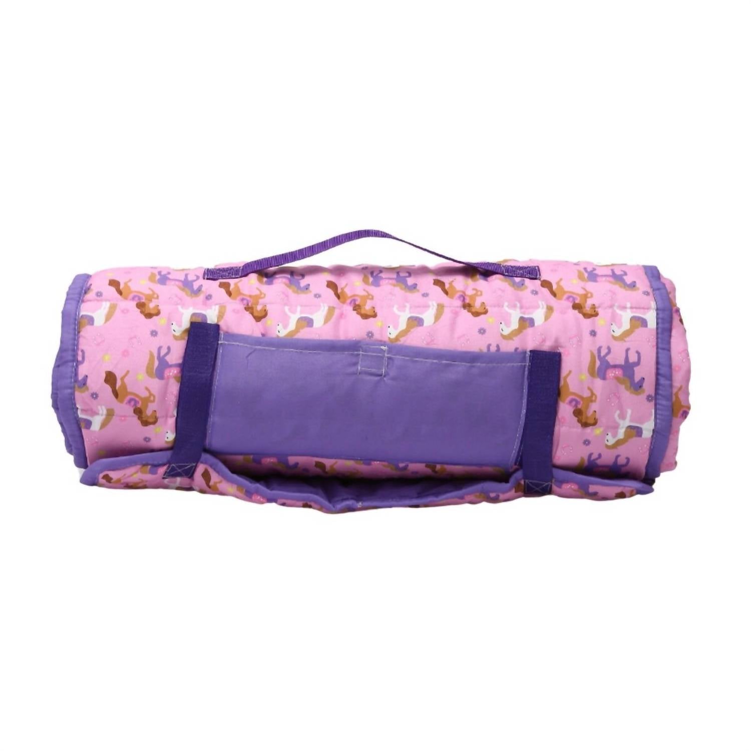 Kid's Horseplay Nap Mat In Pink/purple Multi