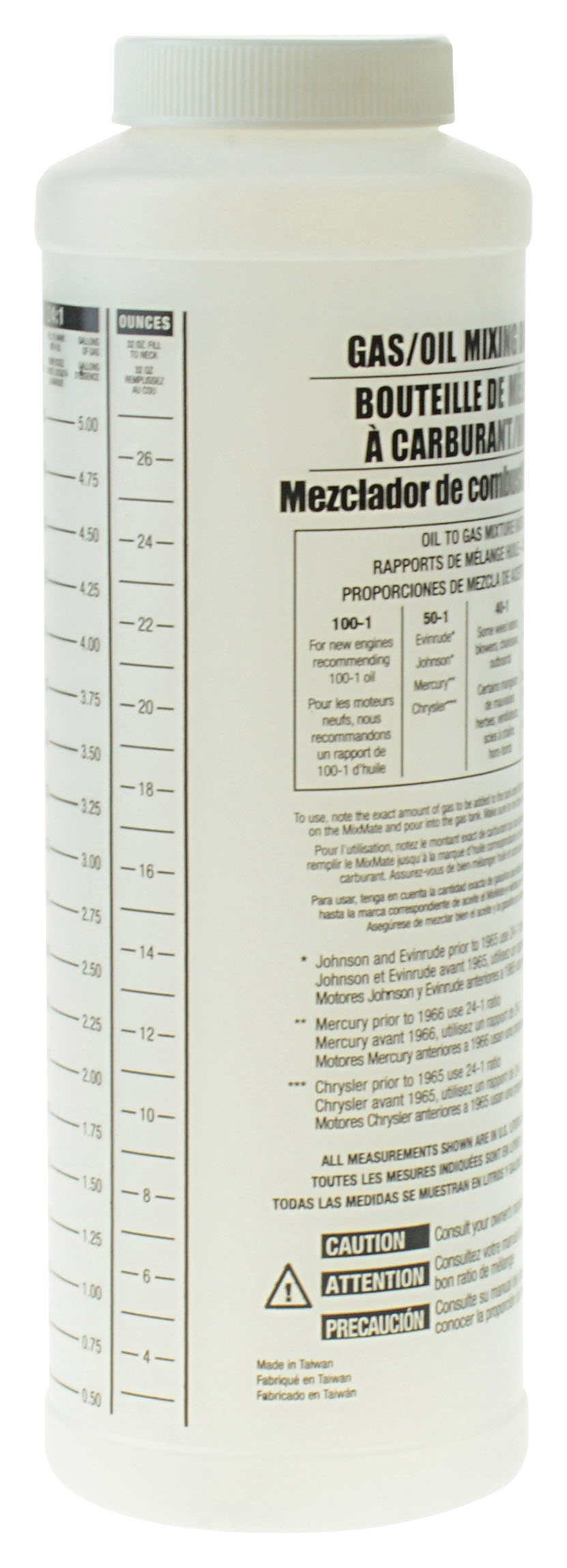 Bass Pro Shops 2-Stroke Marine Engine Gas/Oil Mixing Bottle