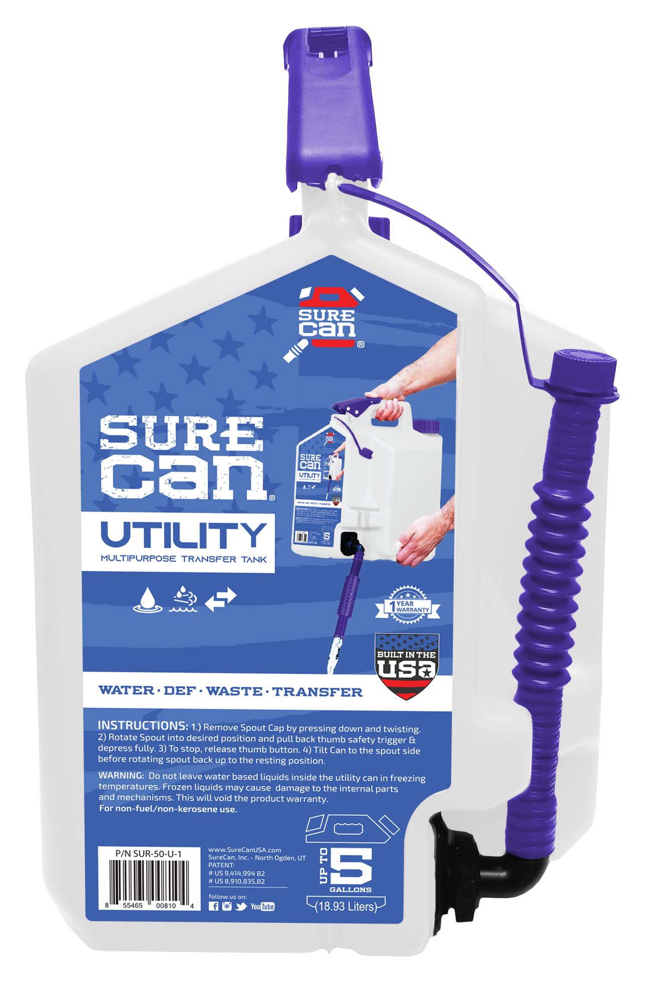 SureCan Utility Transfer Tank
