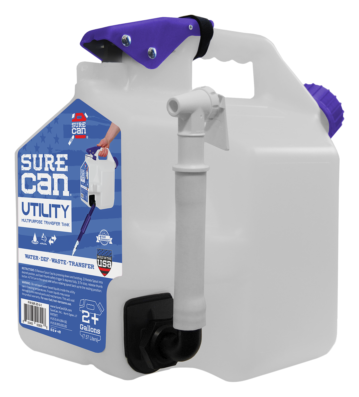 SureCan Utility Portable Water Station with Spigot