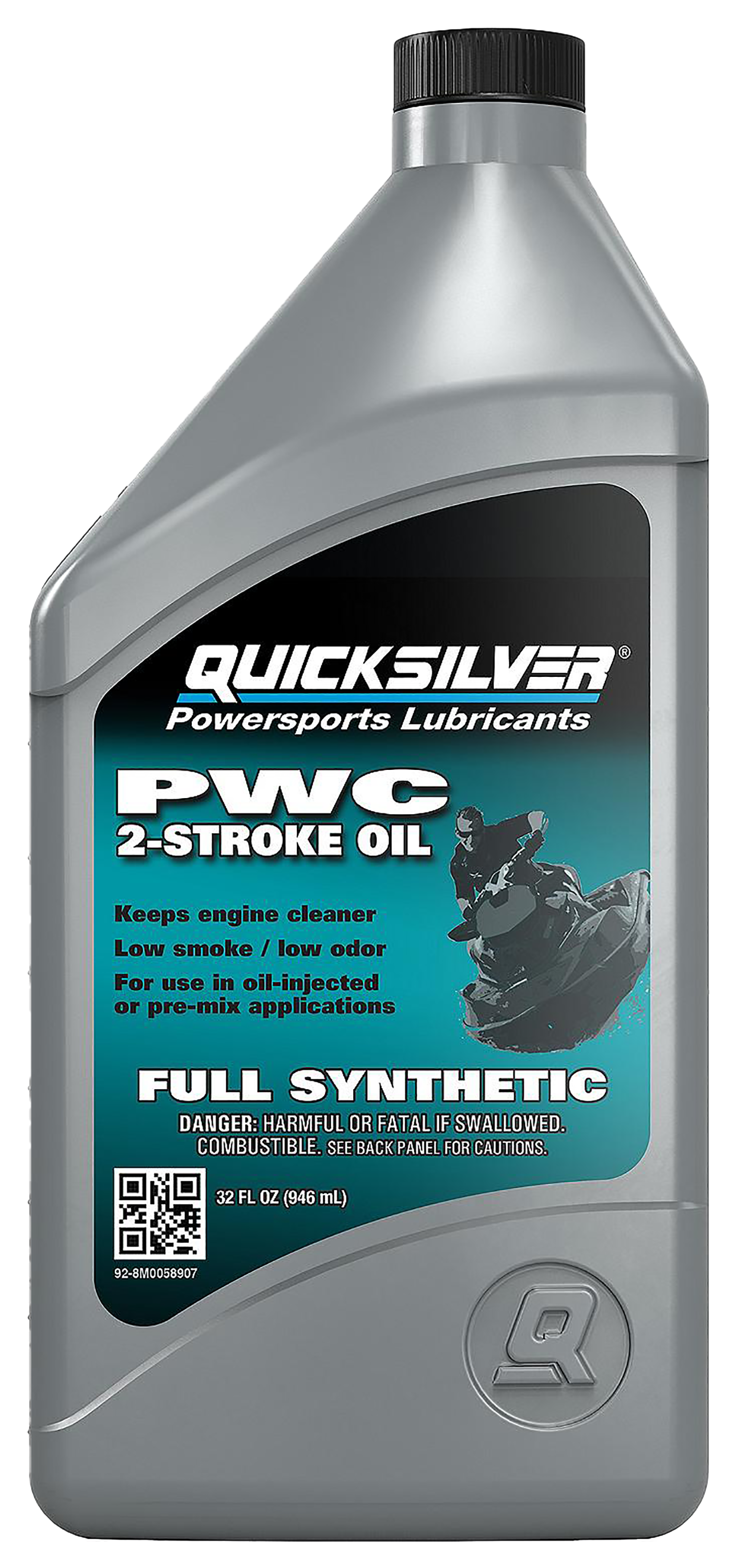Quicksilver Full-Synthetic 2-Stroke PWC and Sport Boat Oil