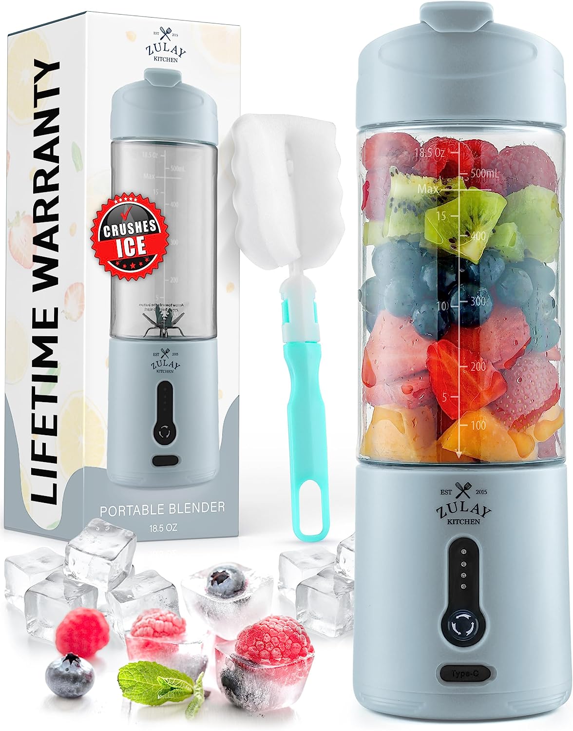 Personal Portable Smoothie Blender On the Go that Crush Ice