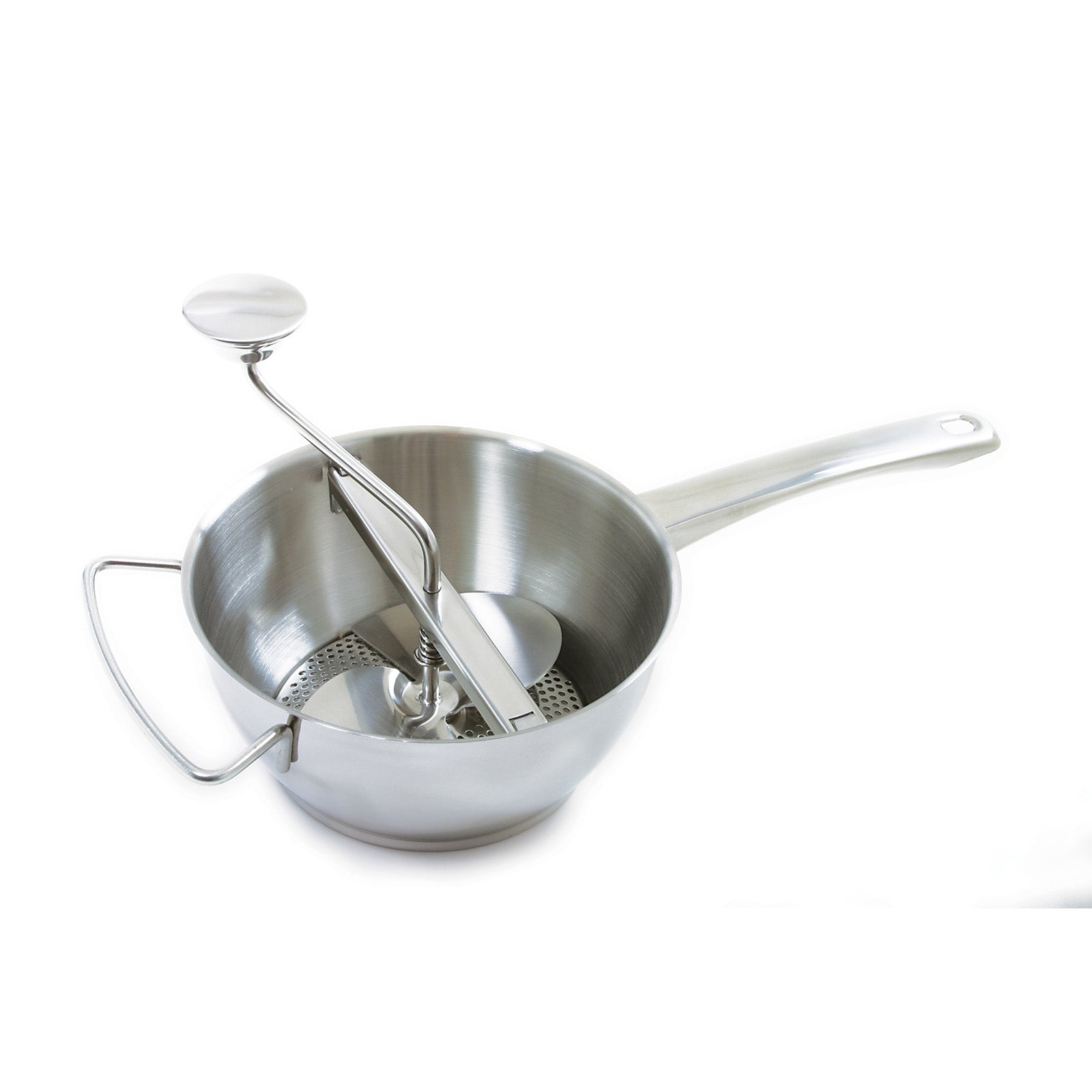 Norpro 2 Quart Multi Purpose Food Mill with 2 Discs, Stainless Steel