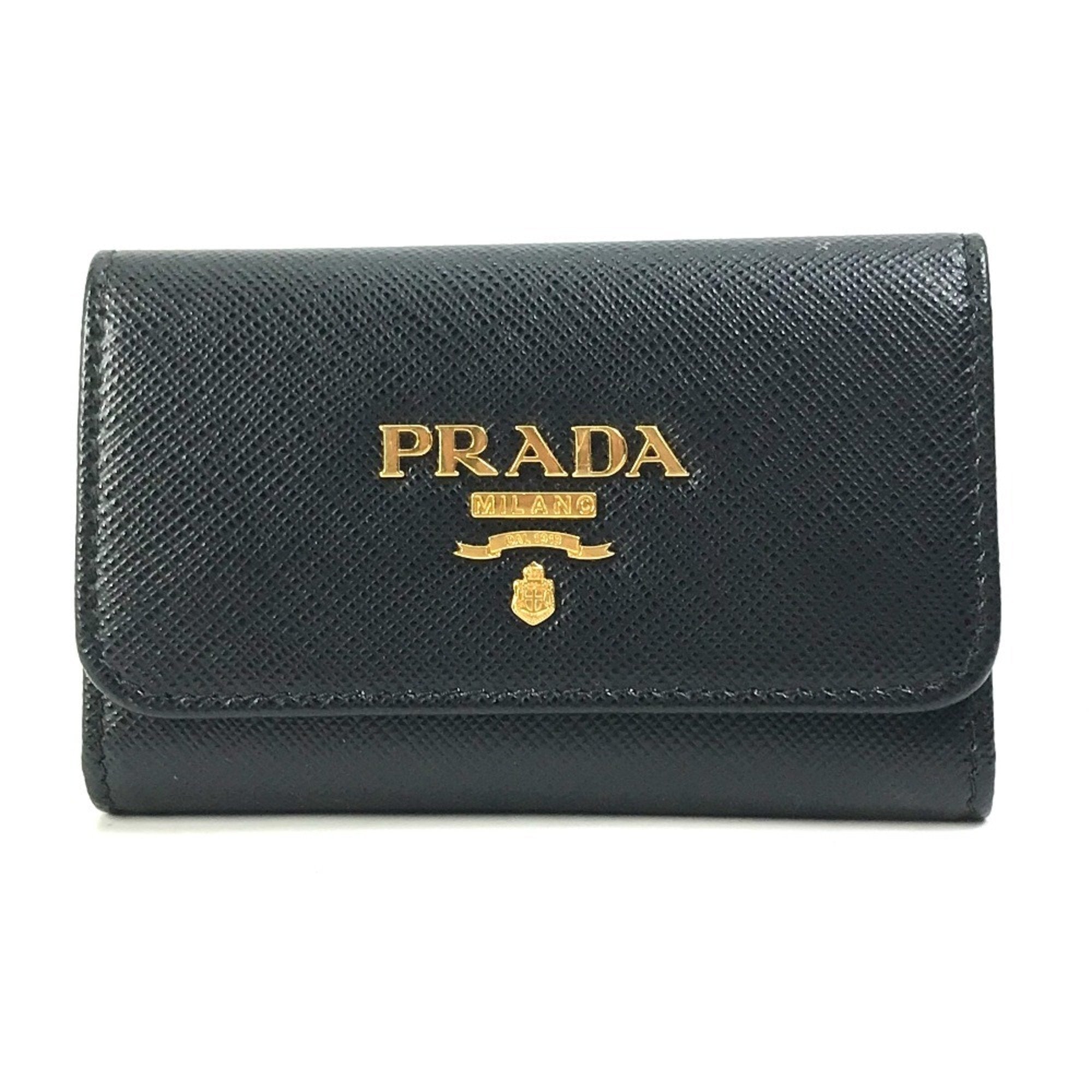 Prada pink Saffiano Keycase (Pre-Owned)