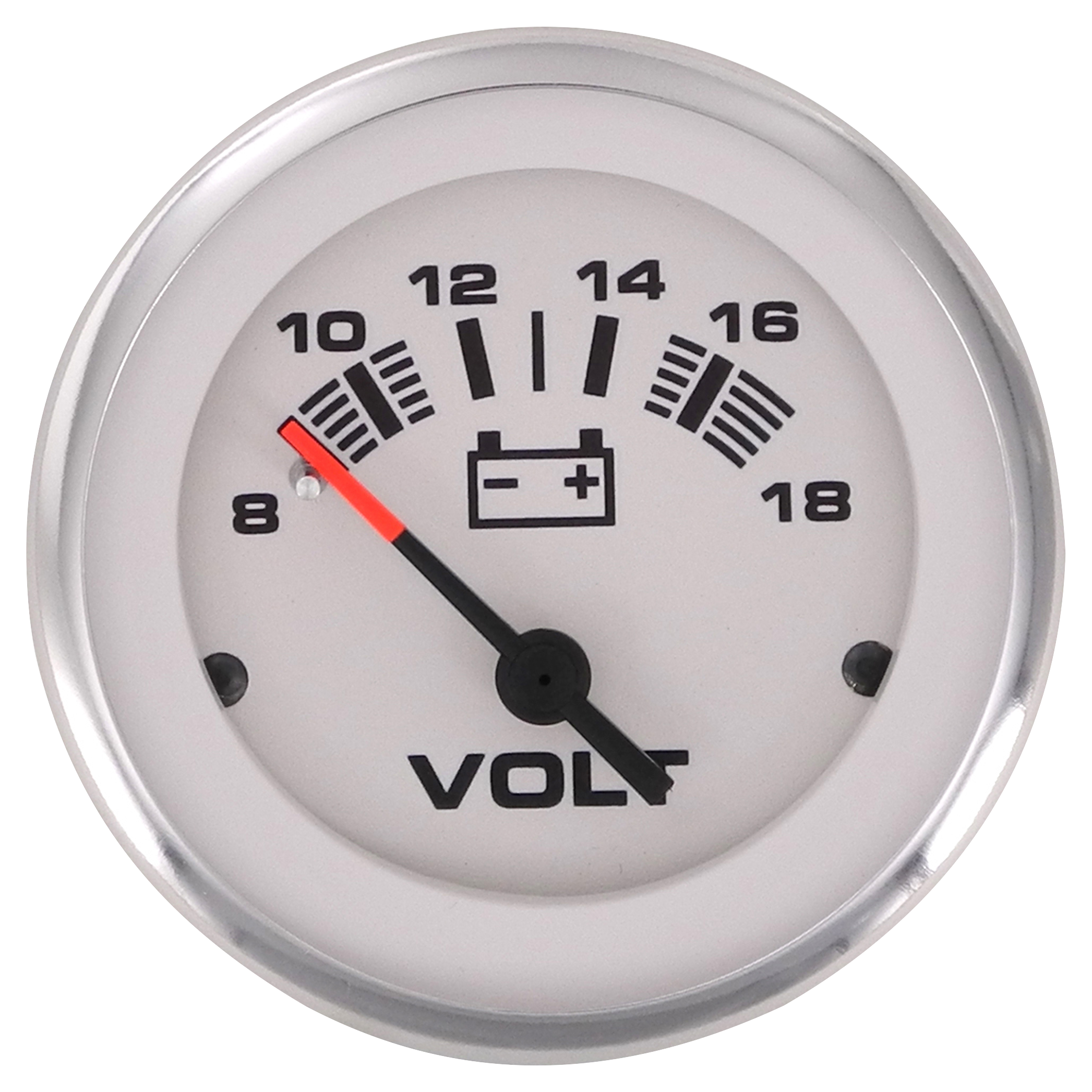 Sierra Lido Pro Series Fog-Resistant Voltmeter Gauge