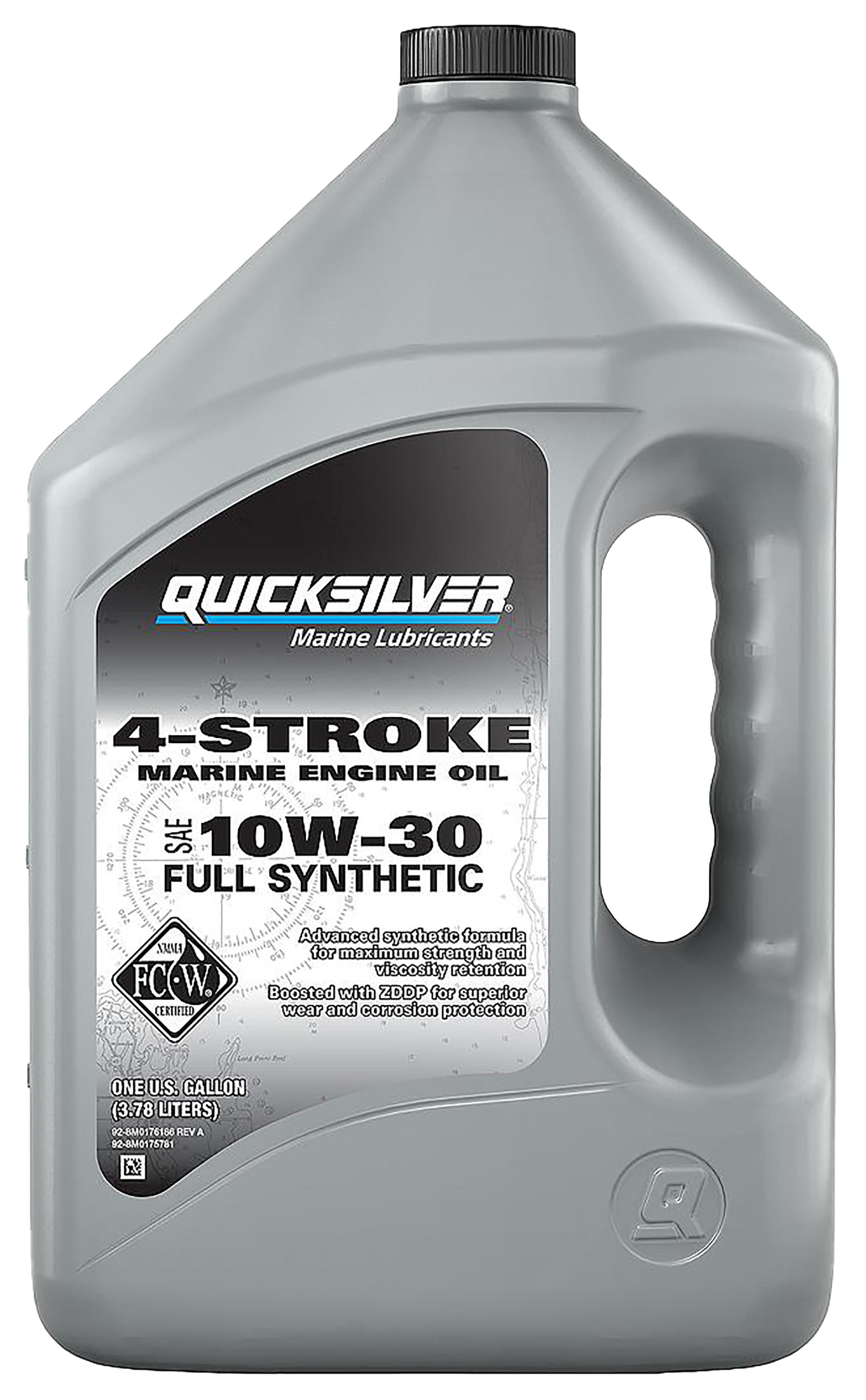 Quicksilver SAE 10W-30 Full-Synthetic 4-Stroke Marine Engine Oil