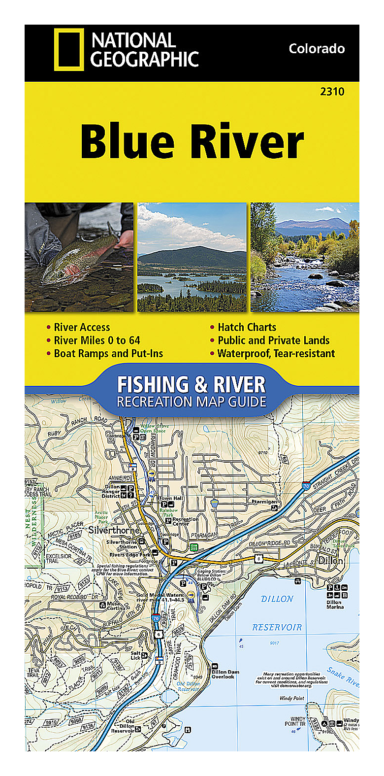National Geographic Fishing and River Recreation Map Guide Series Maps