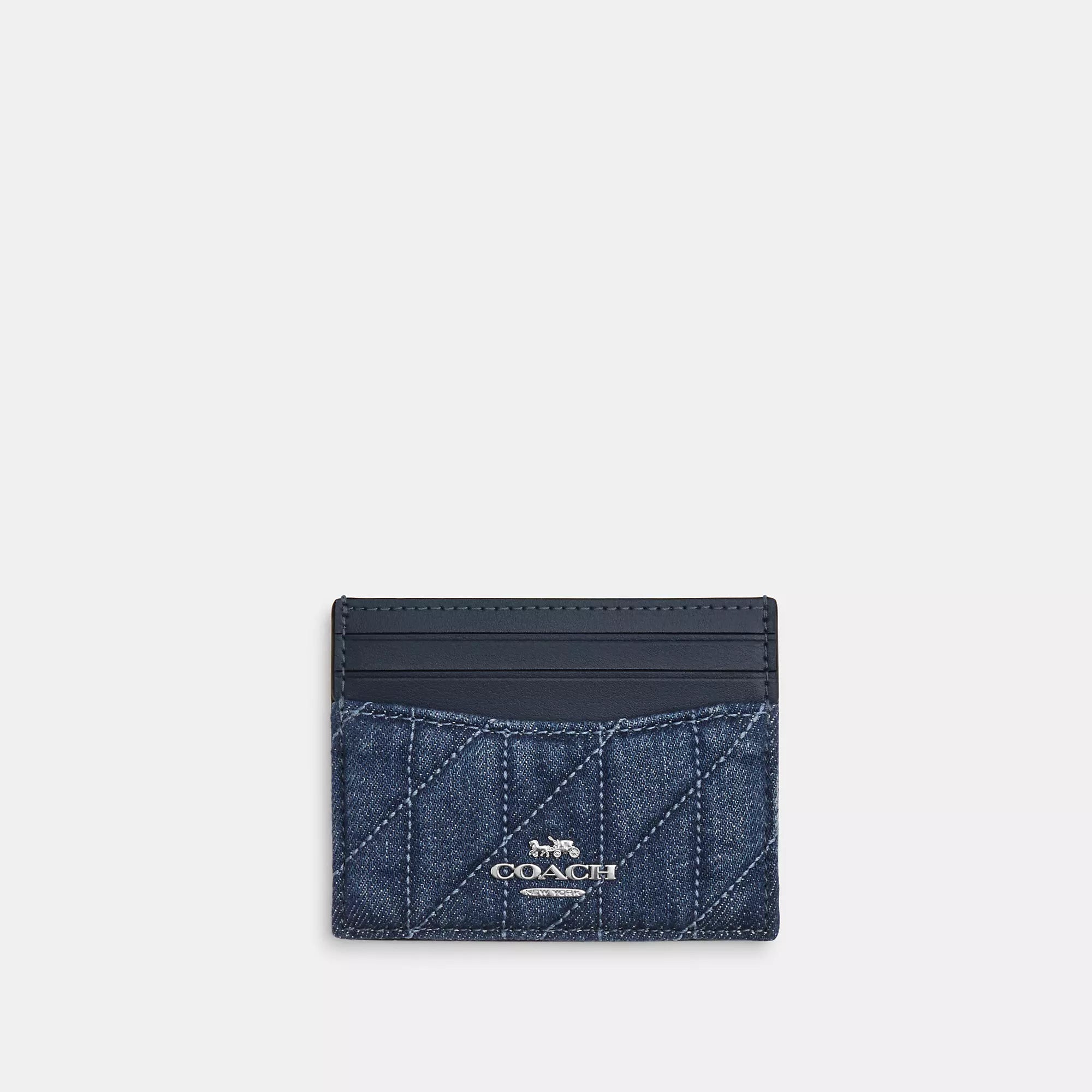 Coach Outlet Slim Id Card Case With Quilting