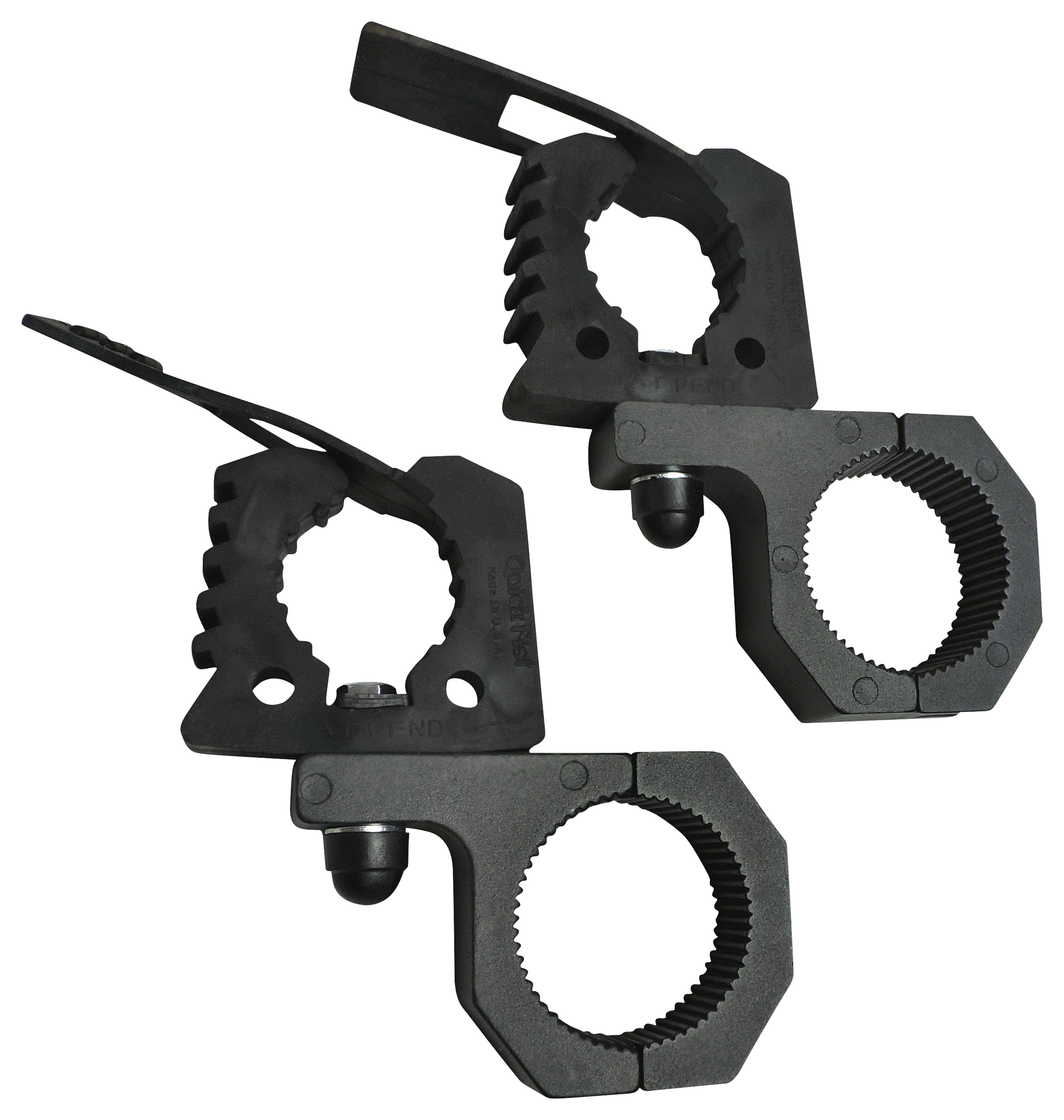 Hornet Outdoors UTV Roll Bar/Bumper Tool Mounts 2-Pack for Round Roll Bars