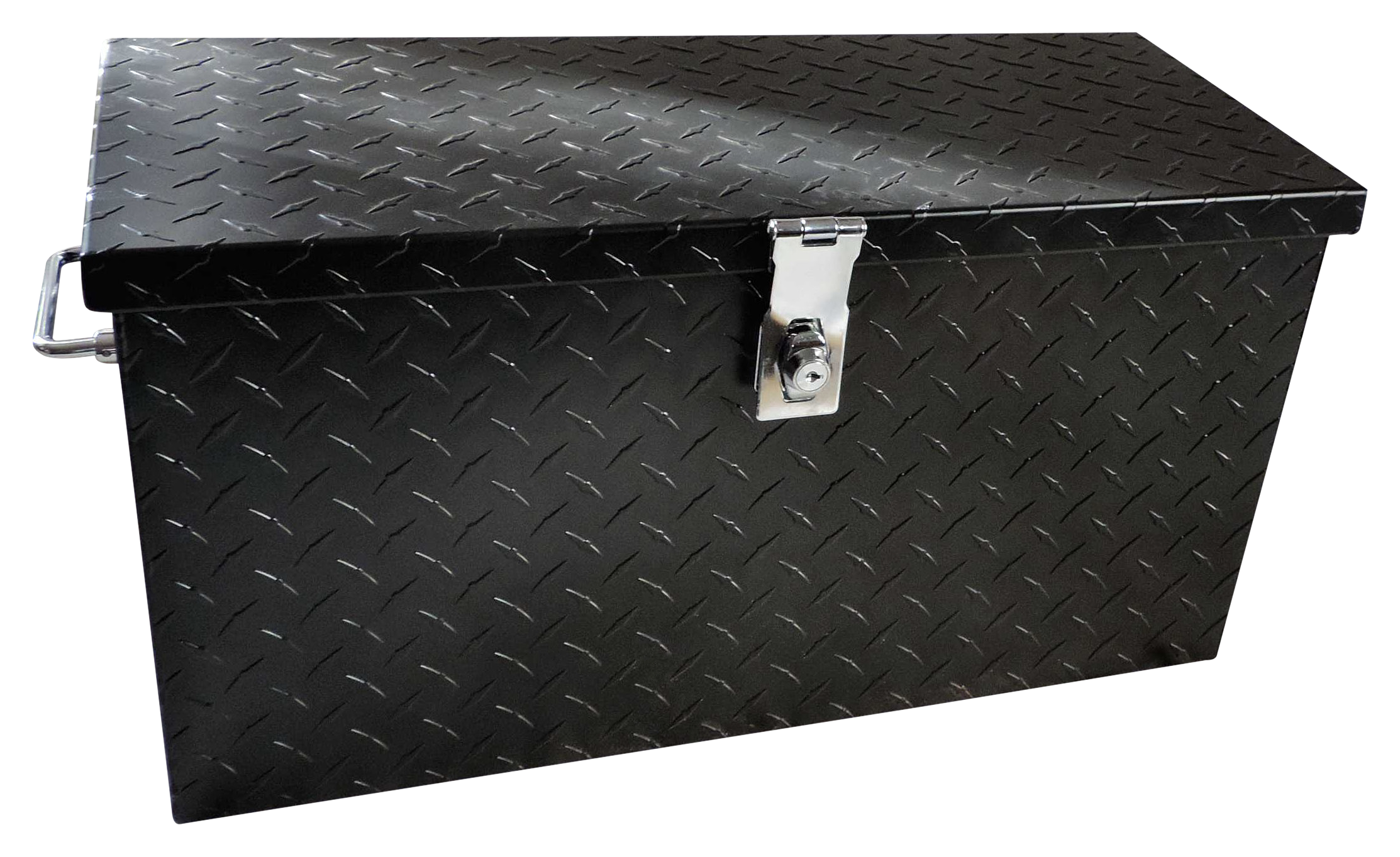 Hornet Outdoors Medium Diamond Plate Aluminum Tool Box for Polaris