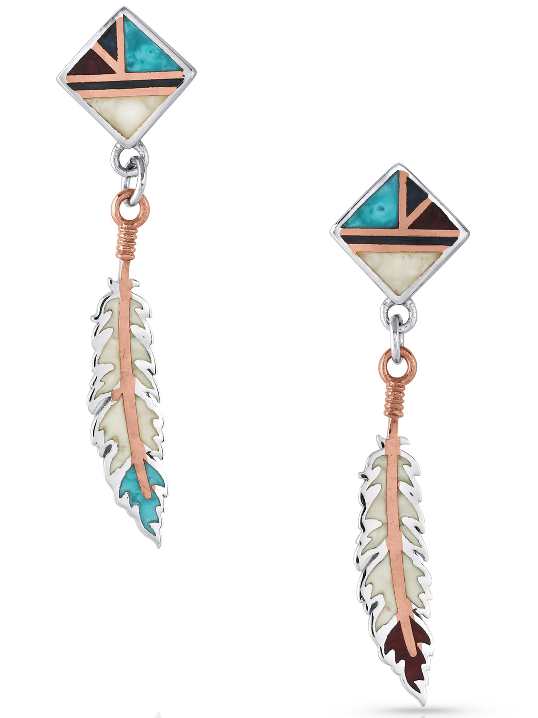 Montana Silversmiths American Legends Feather Earrings