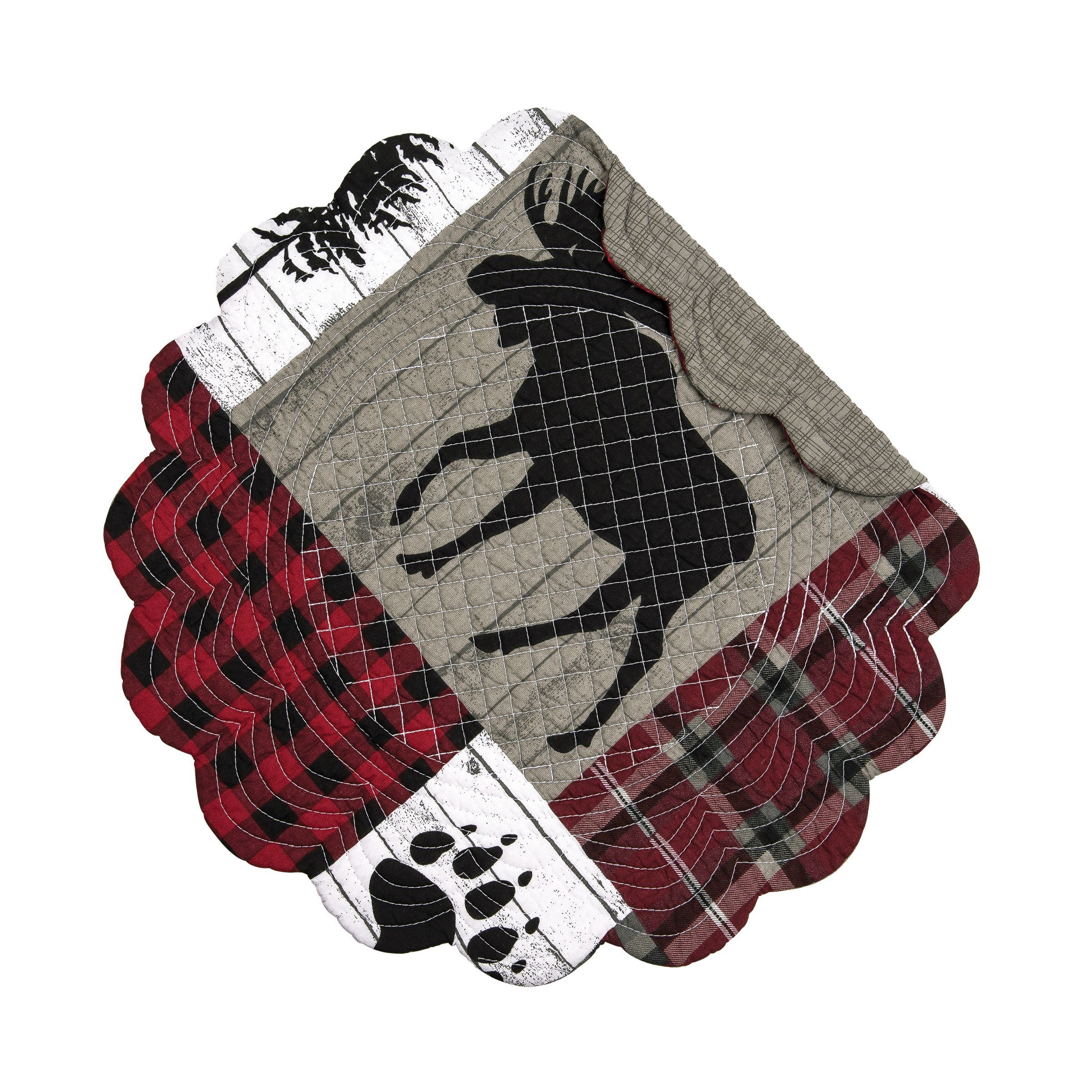 C&F Home Hayden Round Place Mat 6-Pack