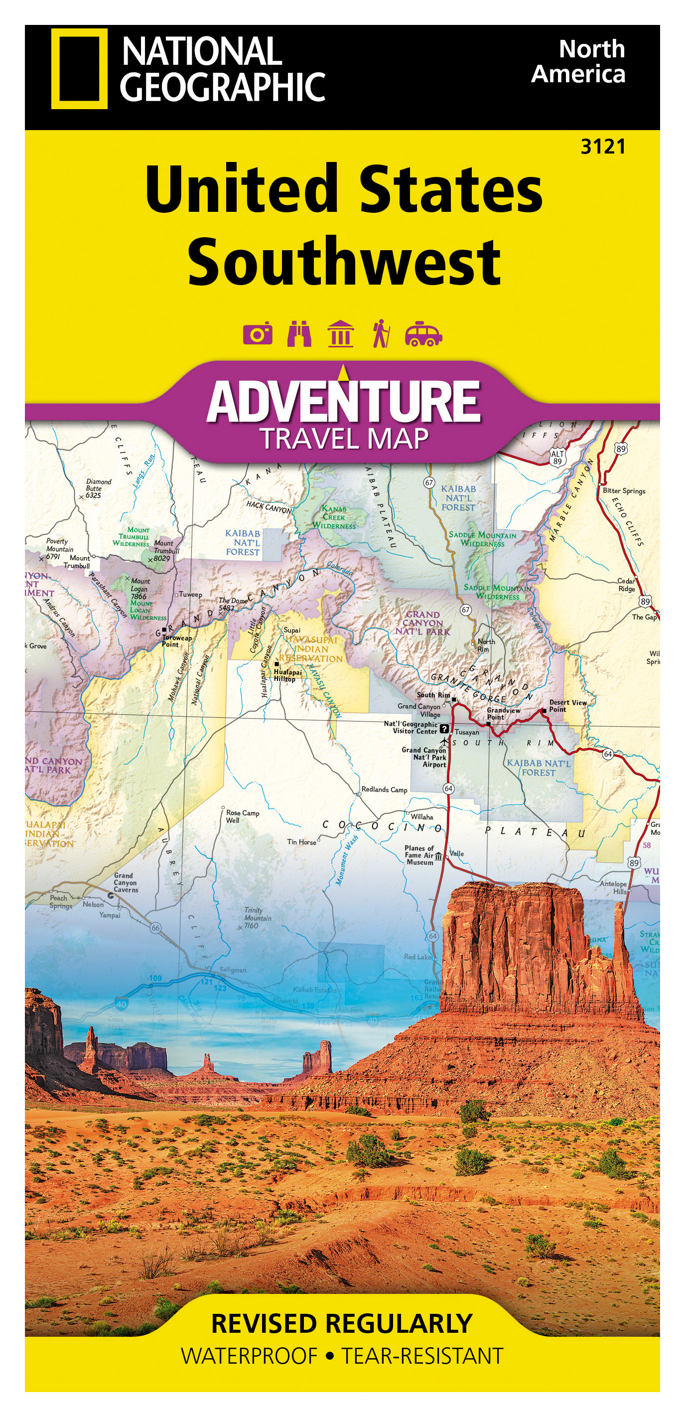National Geographic Adventure Travel Map