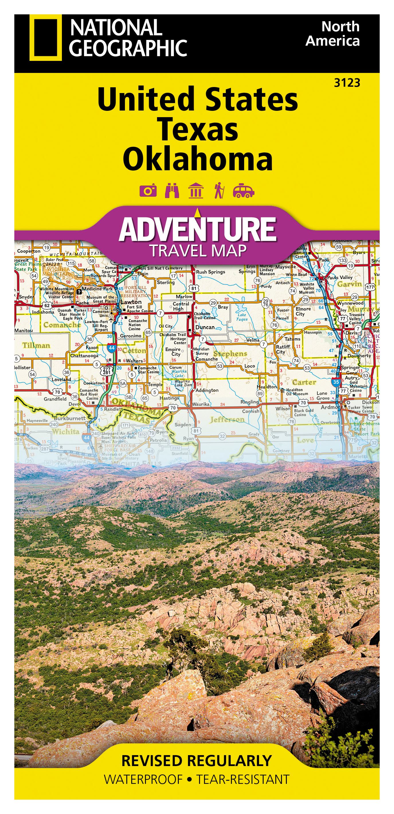National Geographic Adventure Travel Map