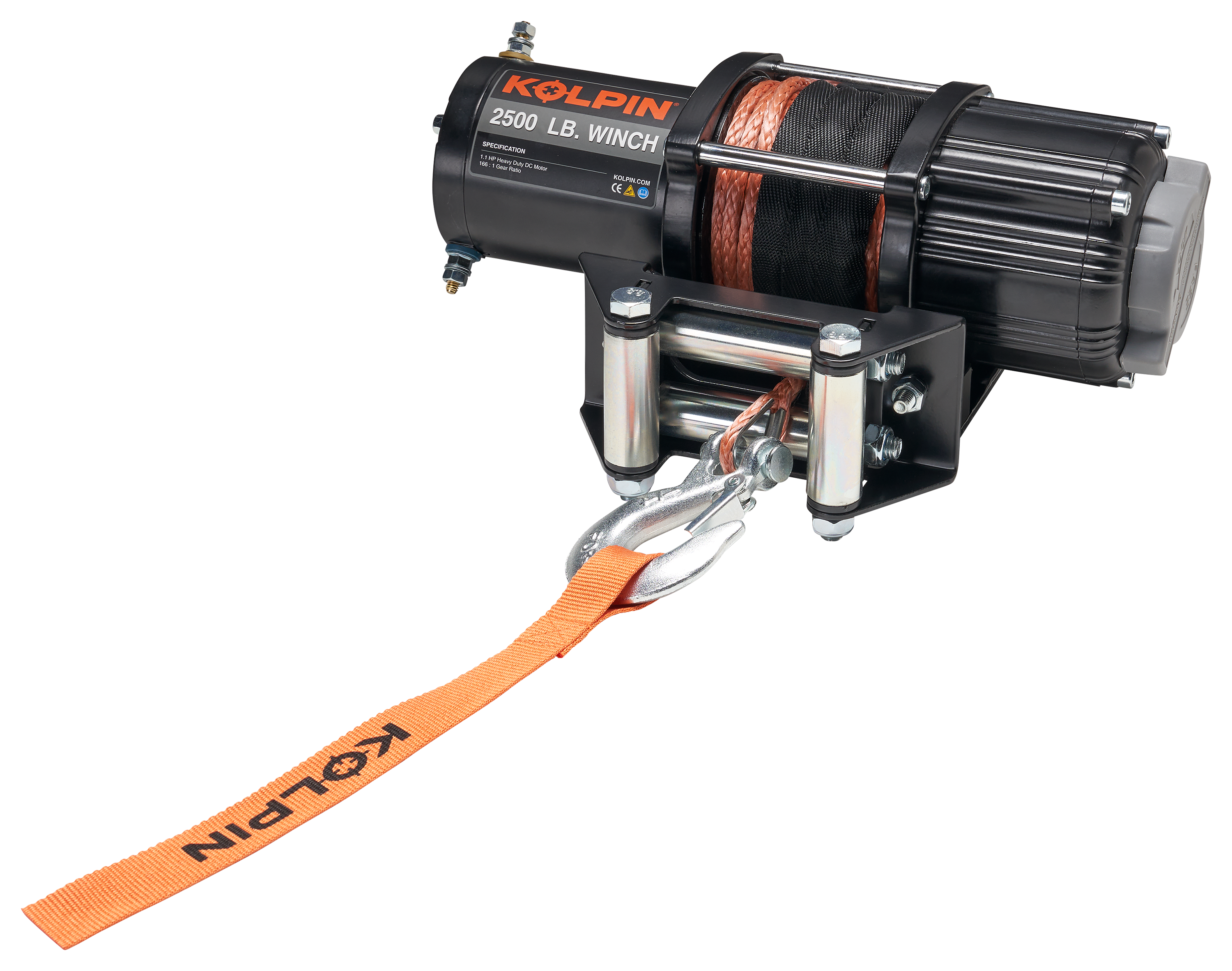 Kolpin 2,500-lb. Winch Kit with Synthetic Rope
