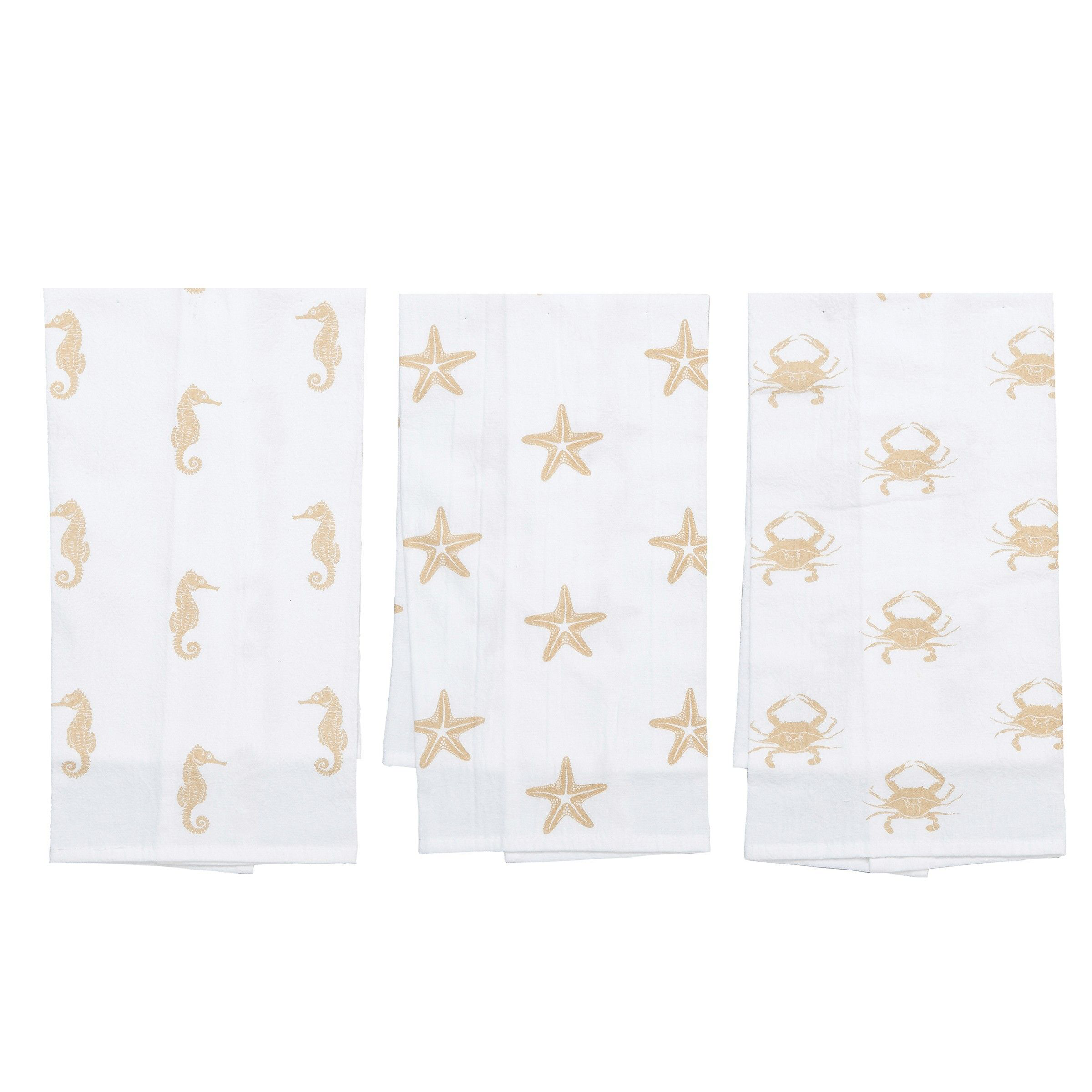 C&F Home Seaside Splendor Kitchen Towel 3-Piece Set