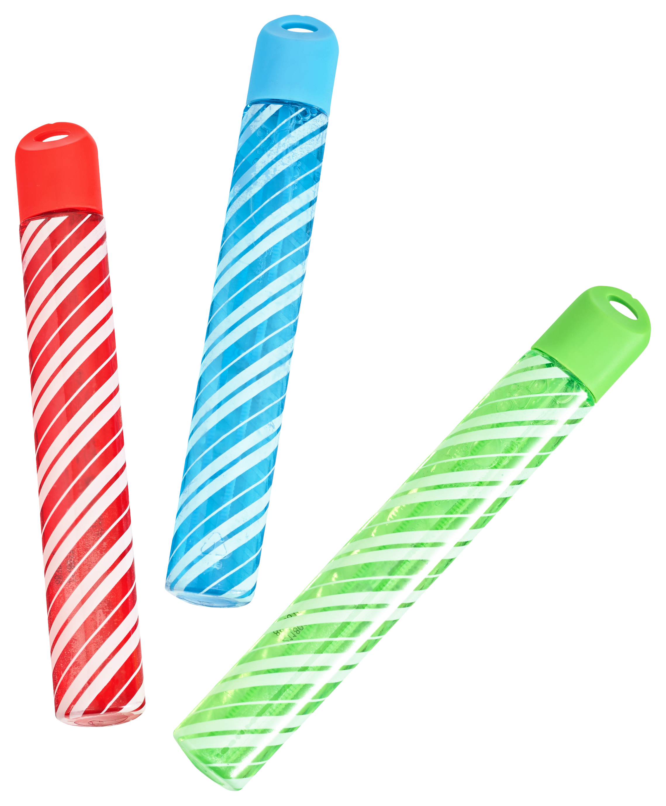 Fubbles Holiday Candy Cane Bubble Wands 3-Pack