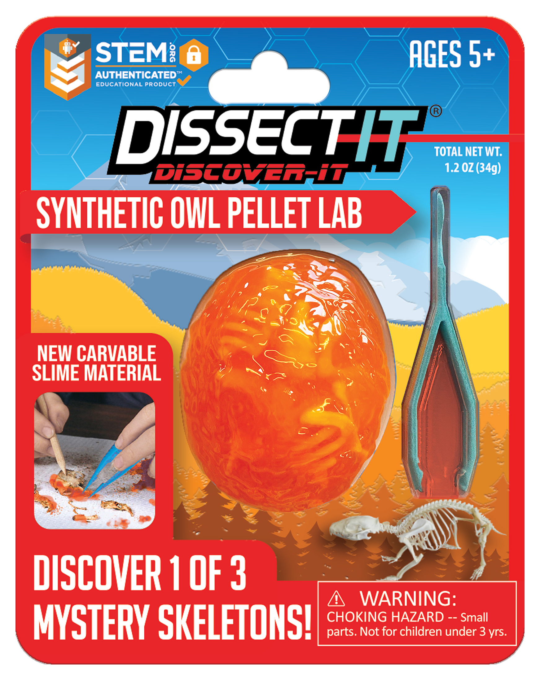 Top Secret Toys Dissect It Discover It Owl Pellet Lab