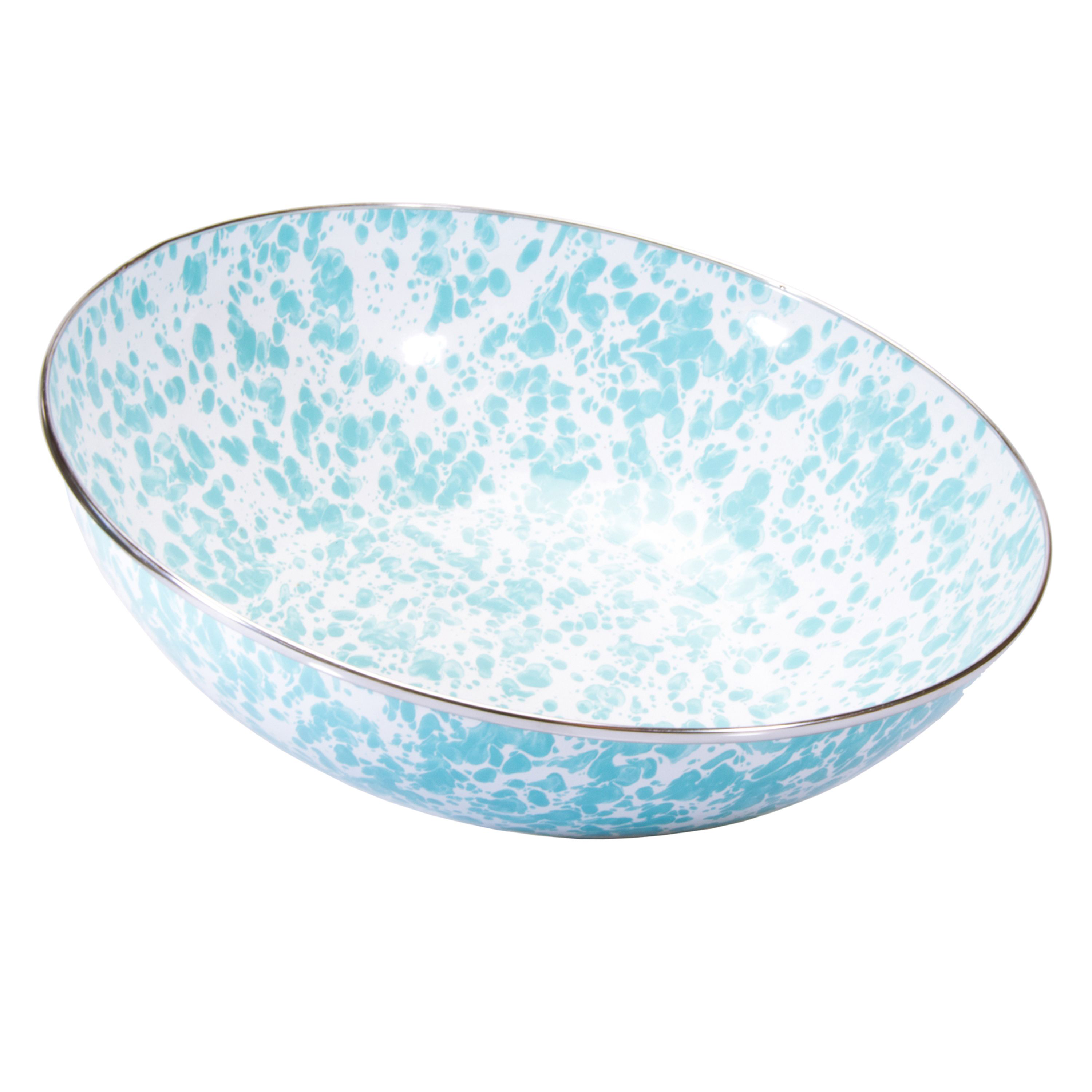 Golden Rabbit Sea Glass Catering Bowl