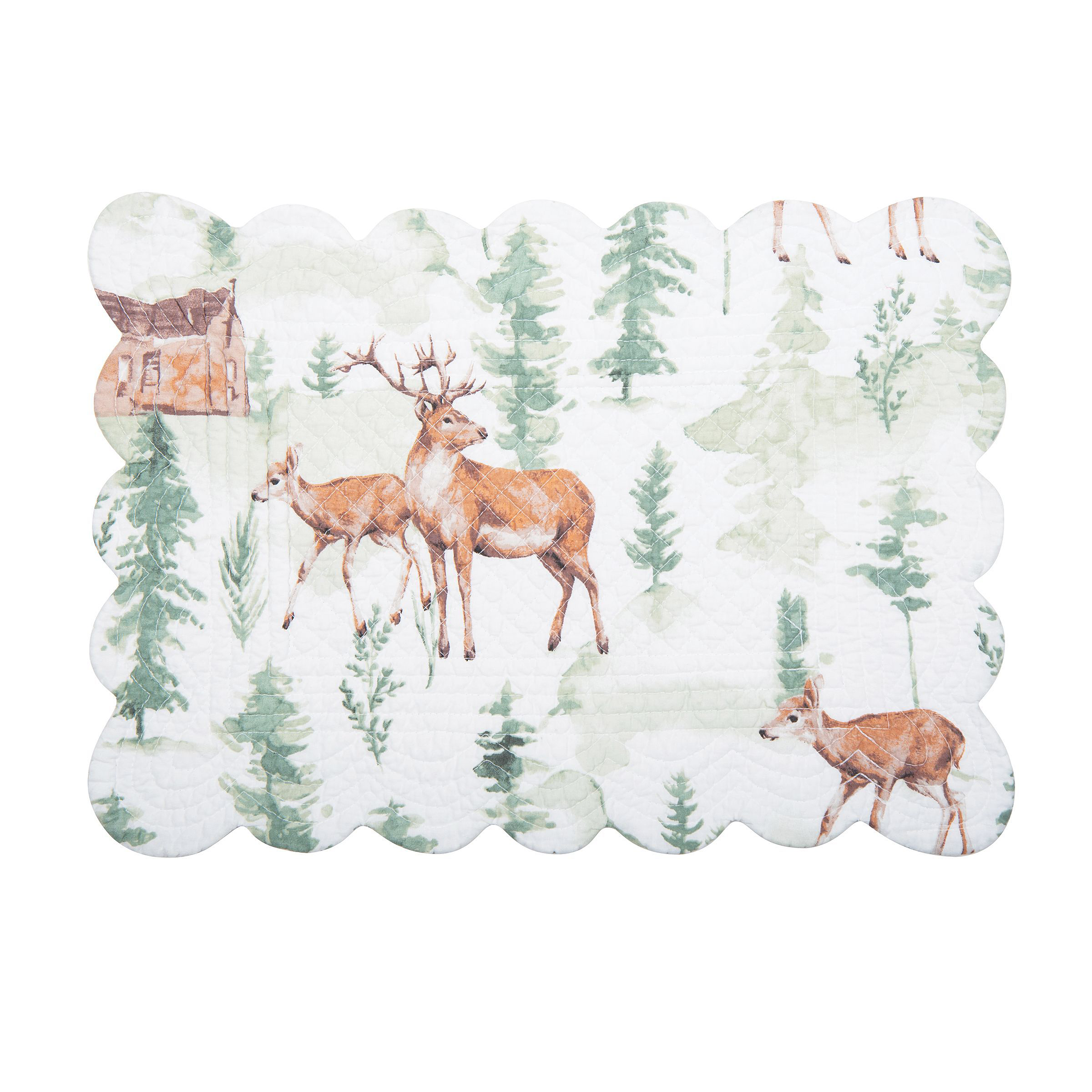C&F Home Christopher Forest Rectangle Place Mat 6-Pack