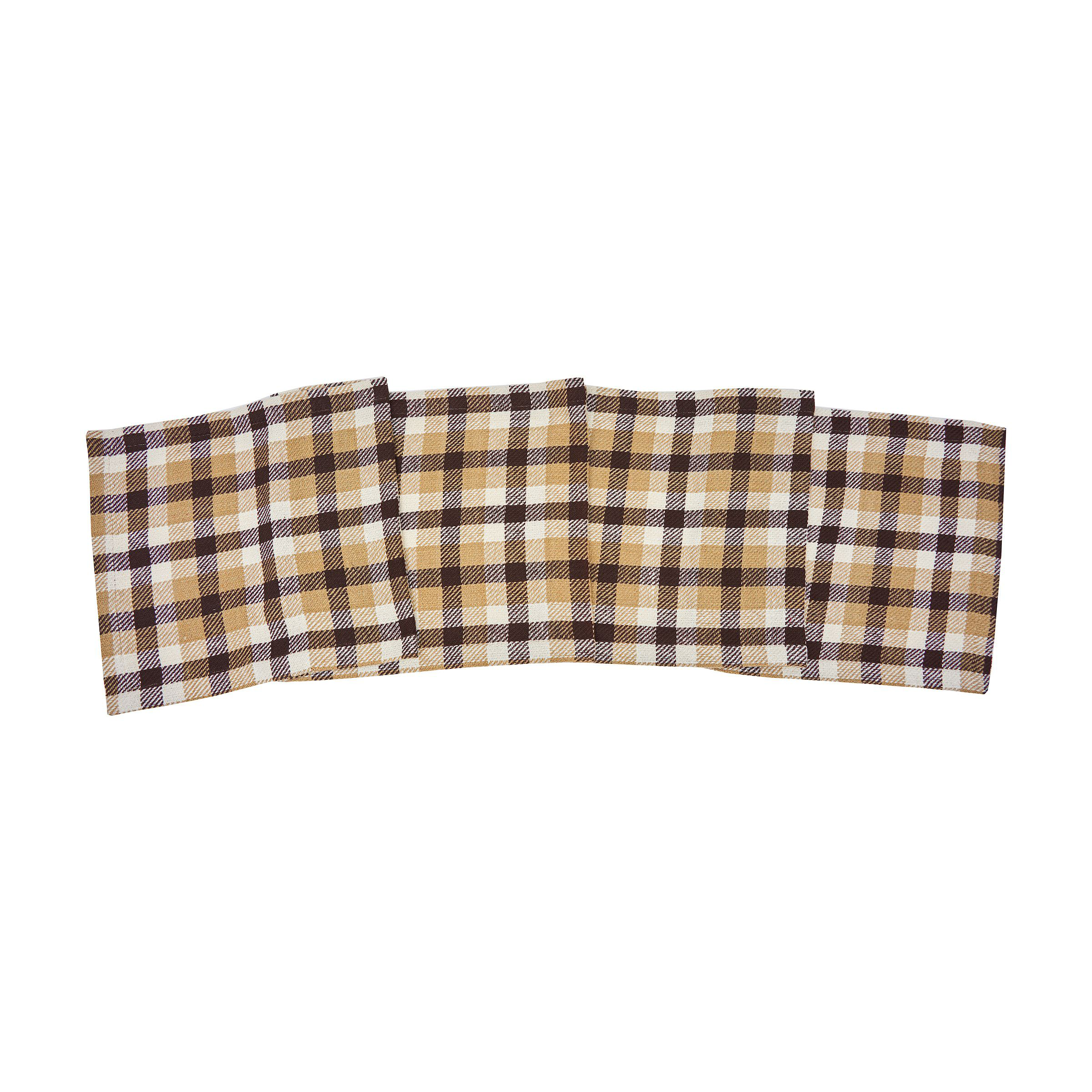 C&F Home Dunmore Plaid Cocoa Table Runner