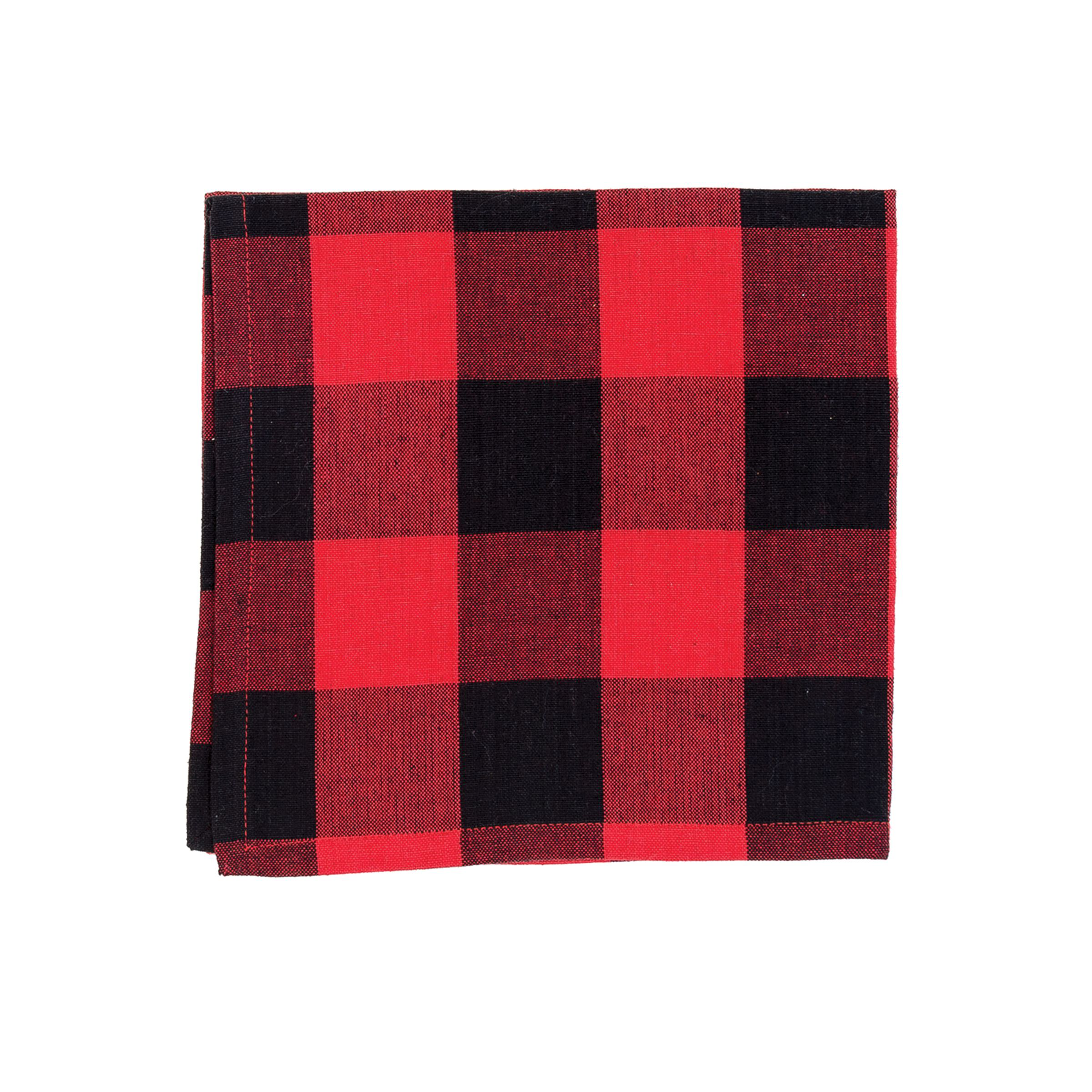 C&F Home Franklin Checkered Plaid Napkin 6-Piece Set
