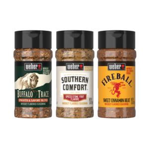 Weber WSSAZ3 KIT Whiskey Flavored Seasoning 3-Pack