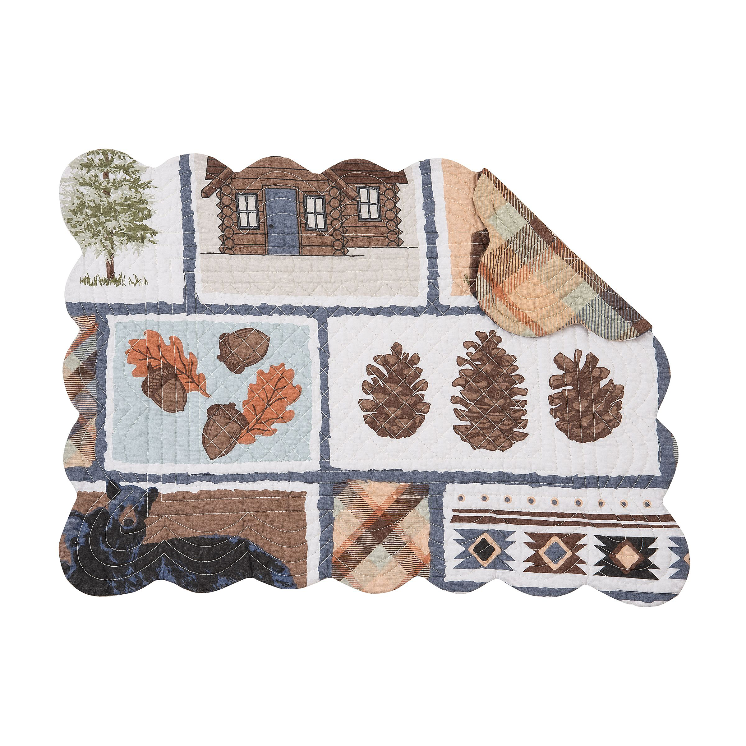 C&F Home Oakley Lodge Placemat 6-Piece Set
