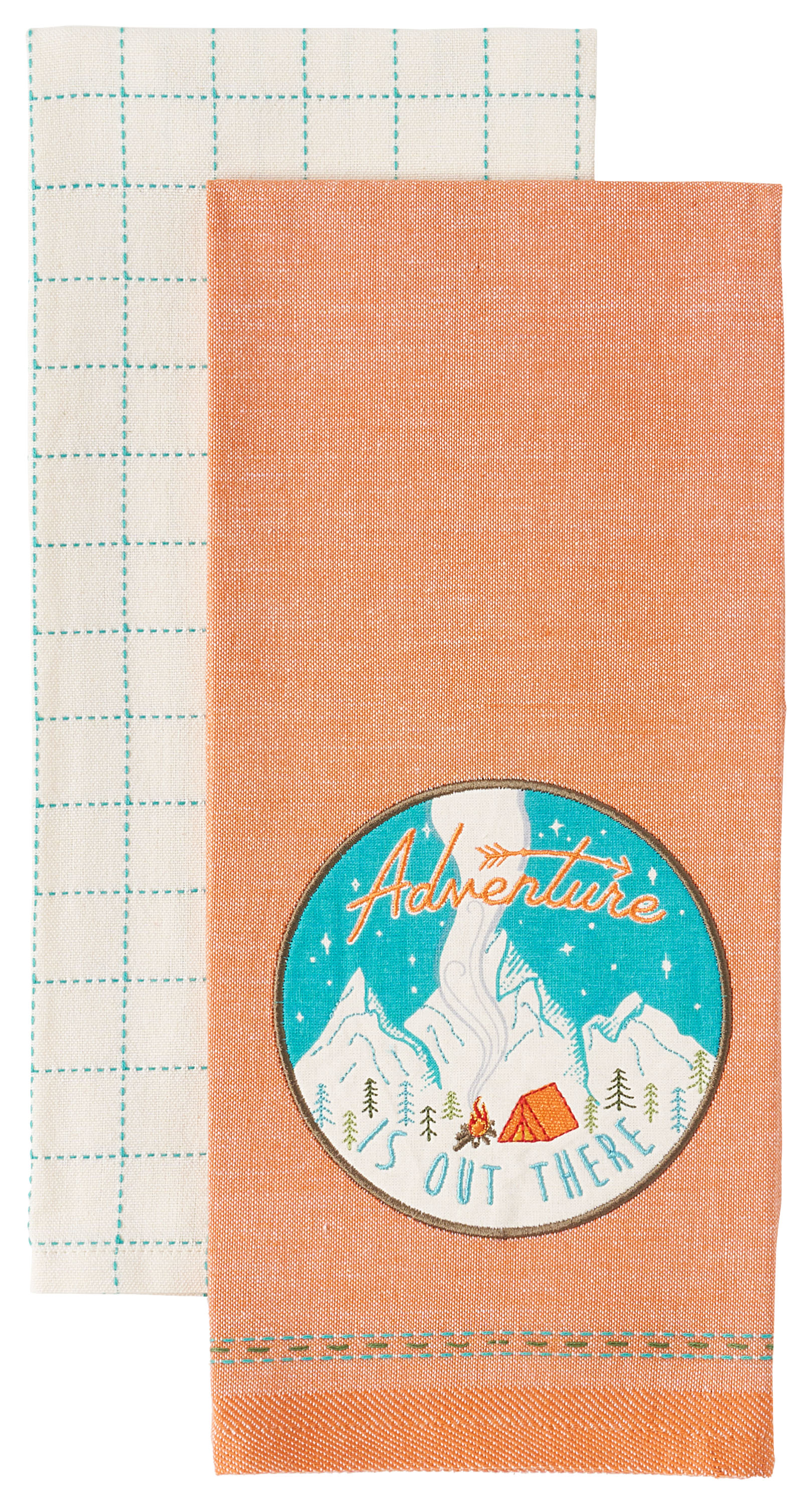 White River Home Adventure Is Out There Dish Towel 2-Piece Set