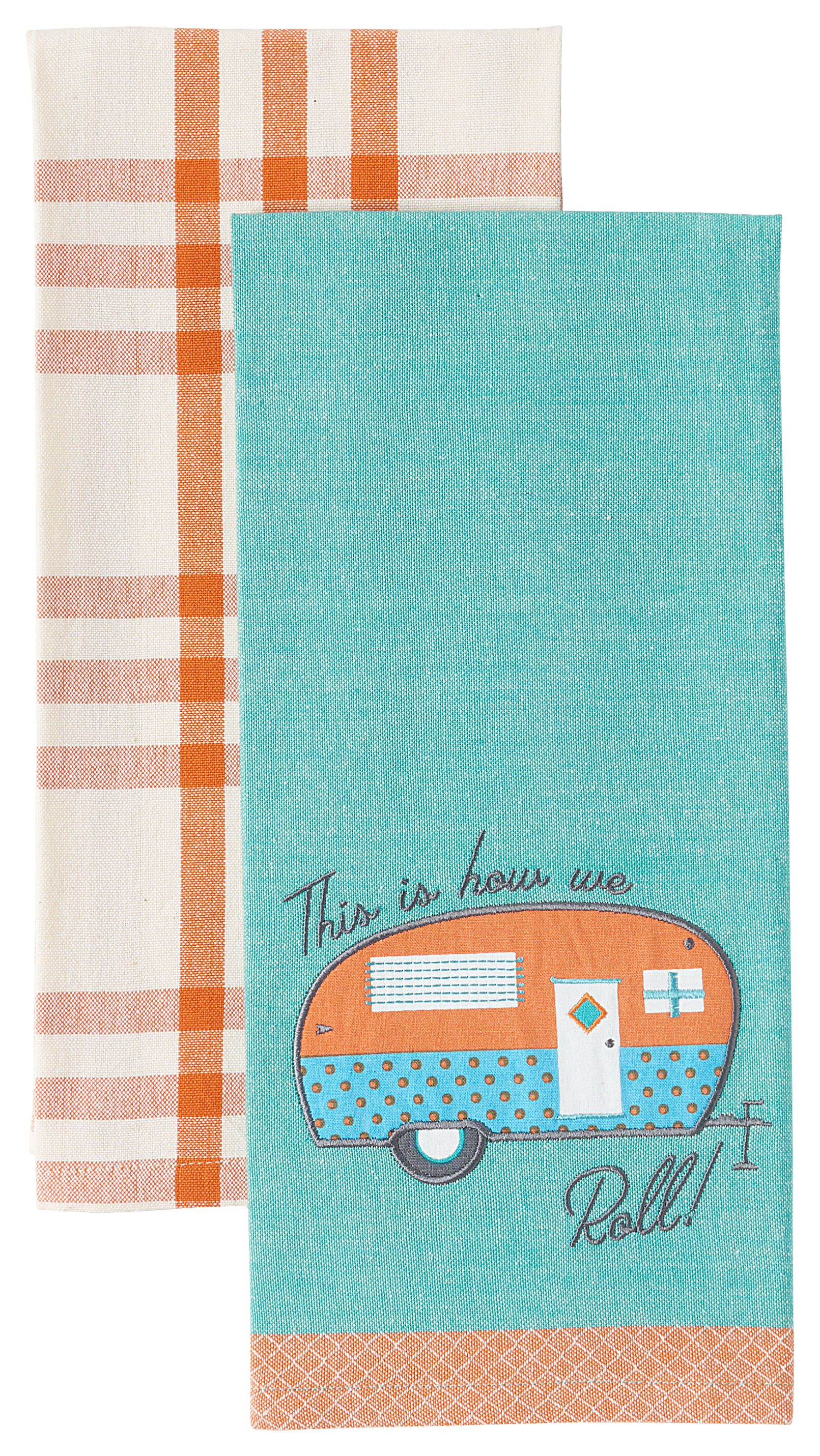 White River Home How We Roll Dish Towel 2-Piece Set