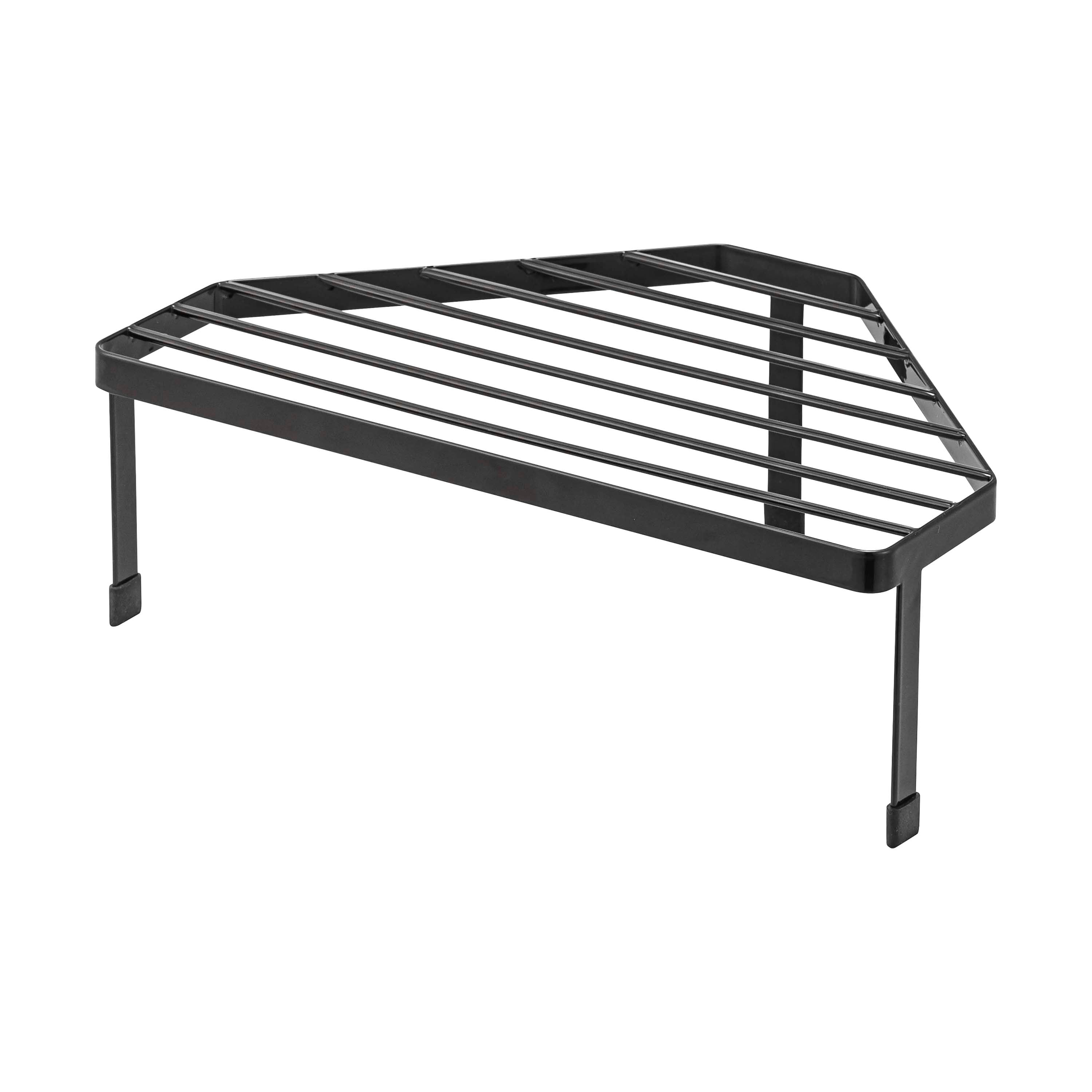 Yamazaki Home Corner Riser - One-Tier, Steel, Supports 11 pounds, No Assembly