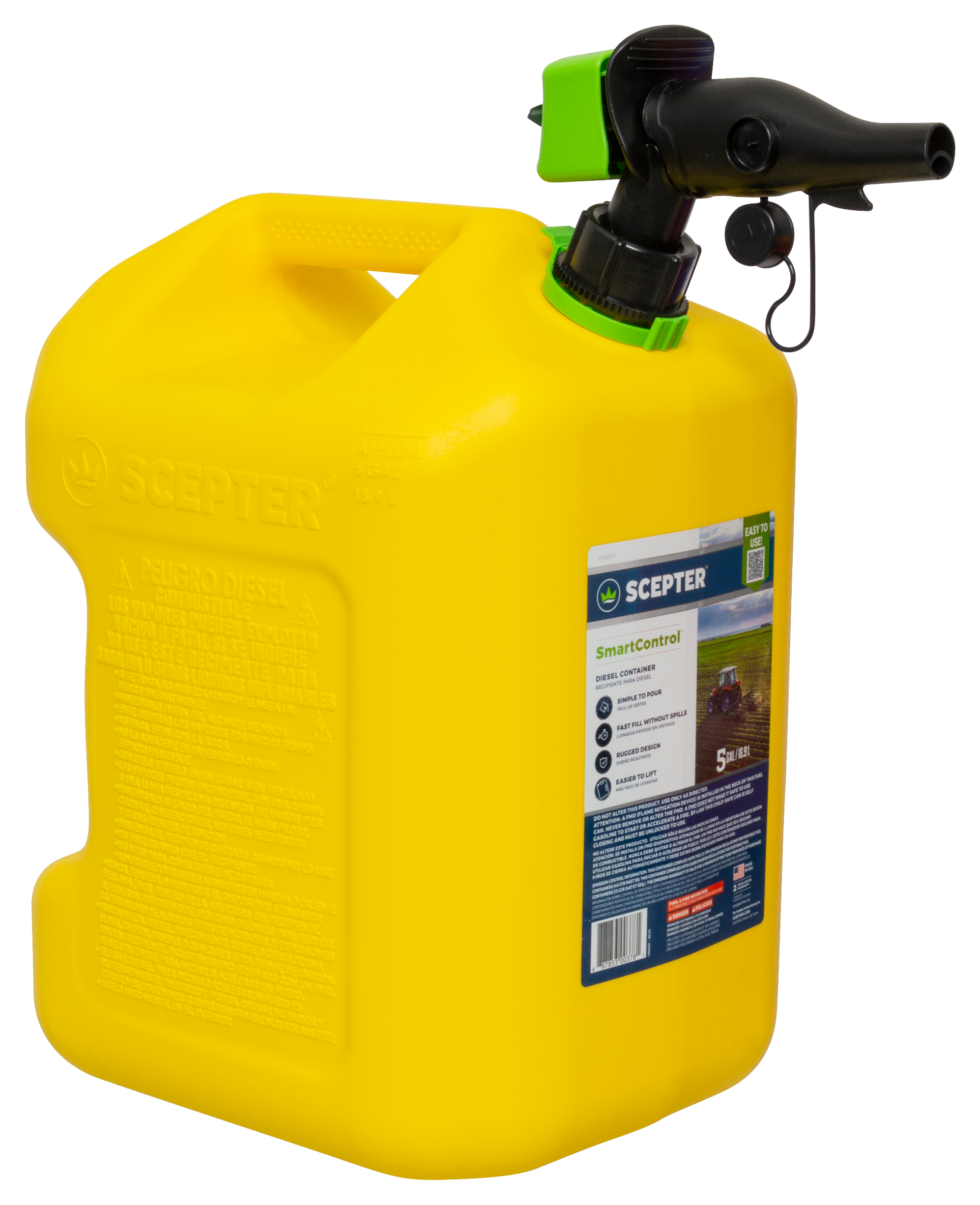 Scepter SmartControl Diesel Container with Rear Handle