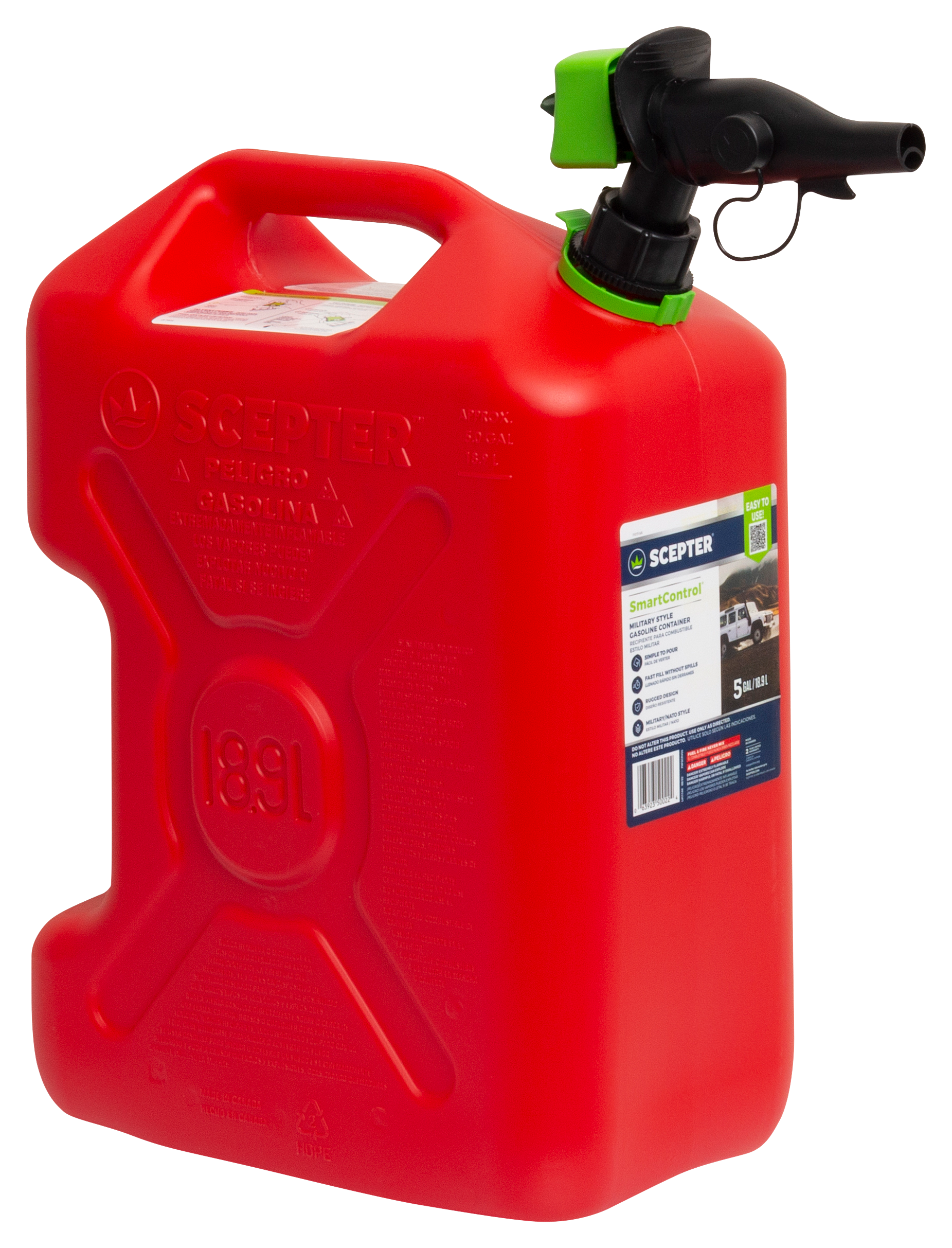 Scepter SmartControl Military-Style RV Gas Container