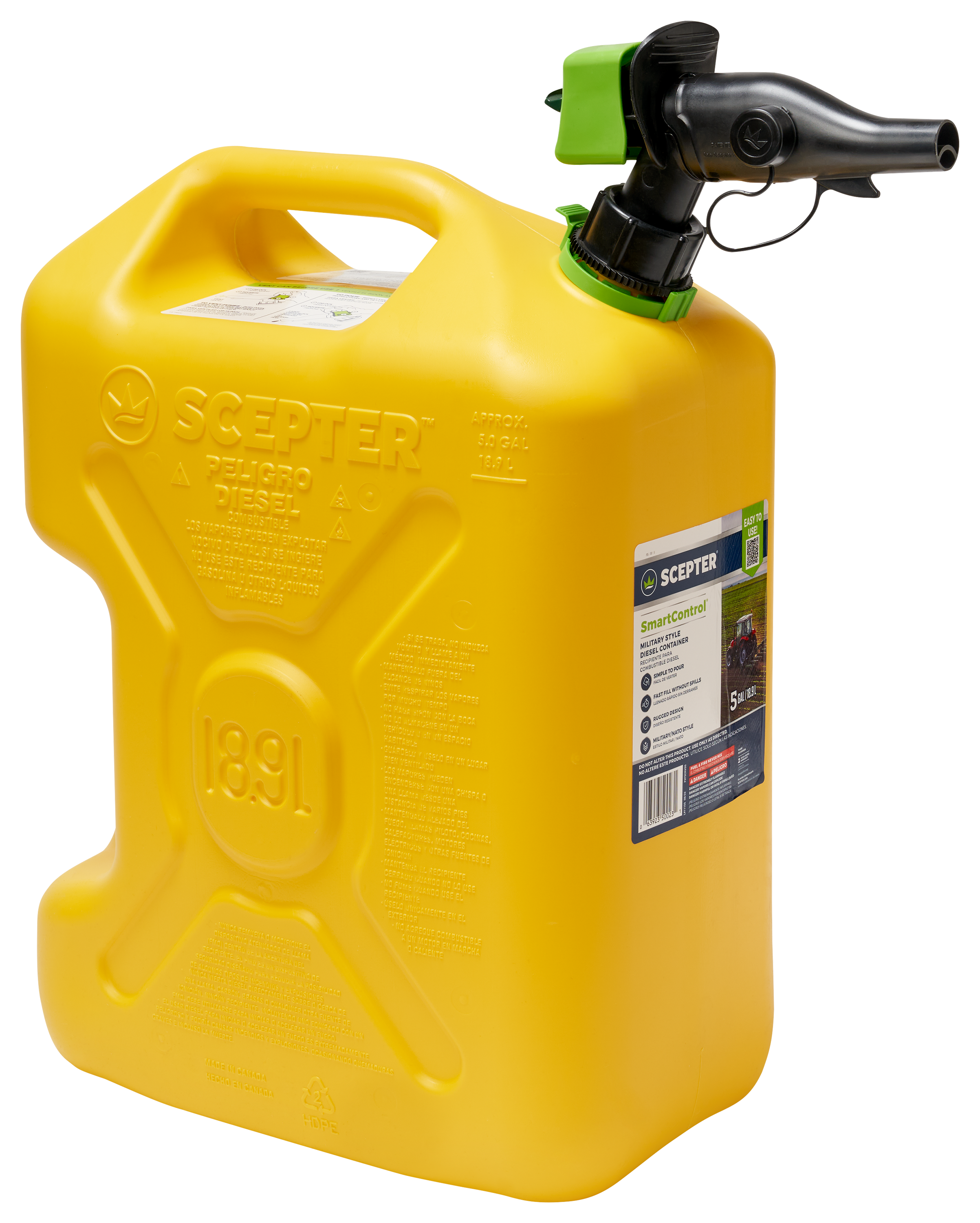 Scepter SmartControl Military-Style RV Diesel Can