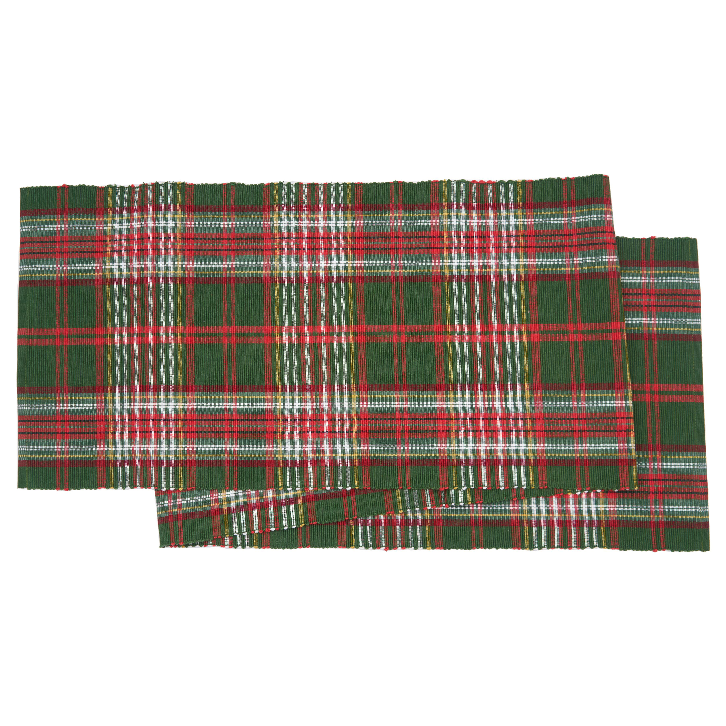 C&F Home Axel Plaid Table Runner
