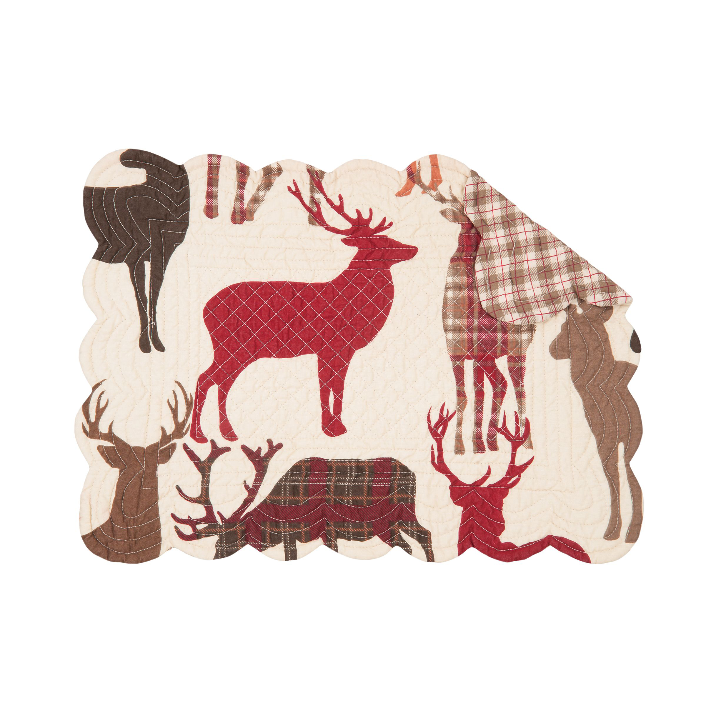 C&F Home Colton Deer Placemat 6-Piece Set