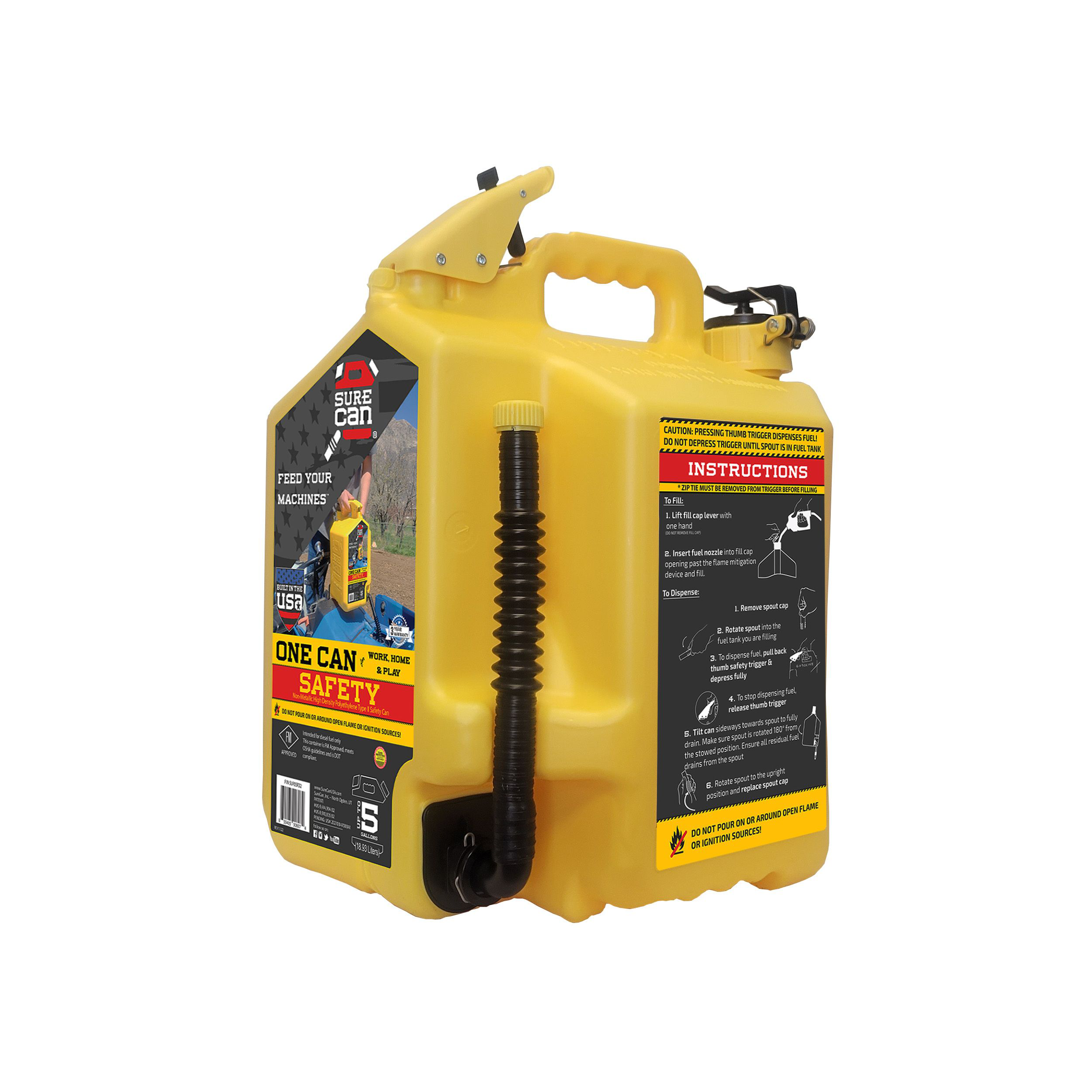 SureCan 5-Gallon Diesel Type II Safety Can