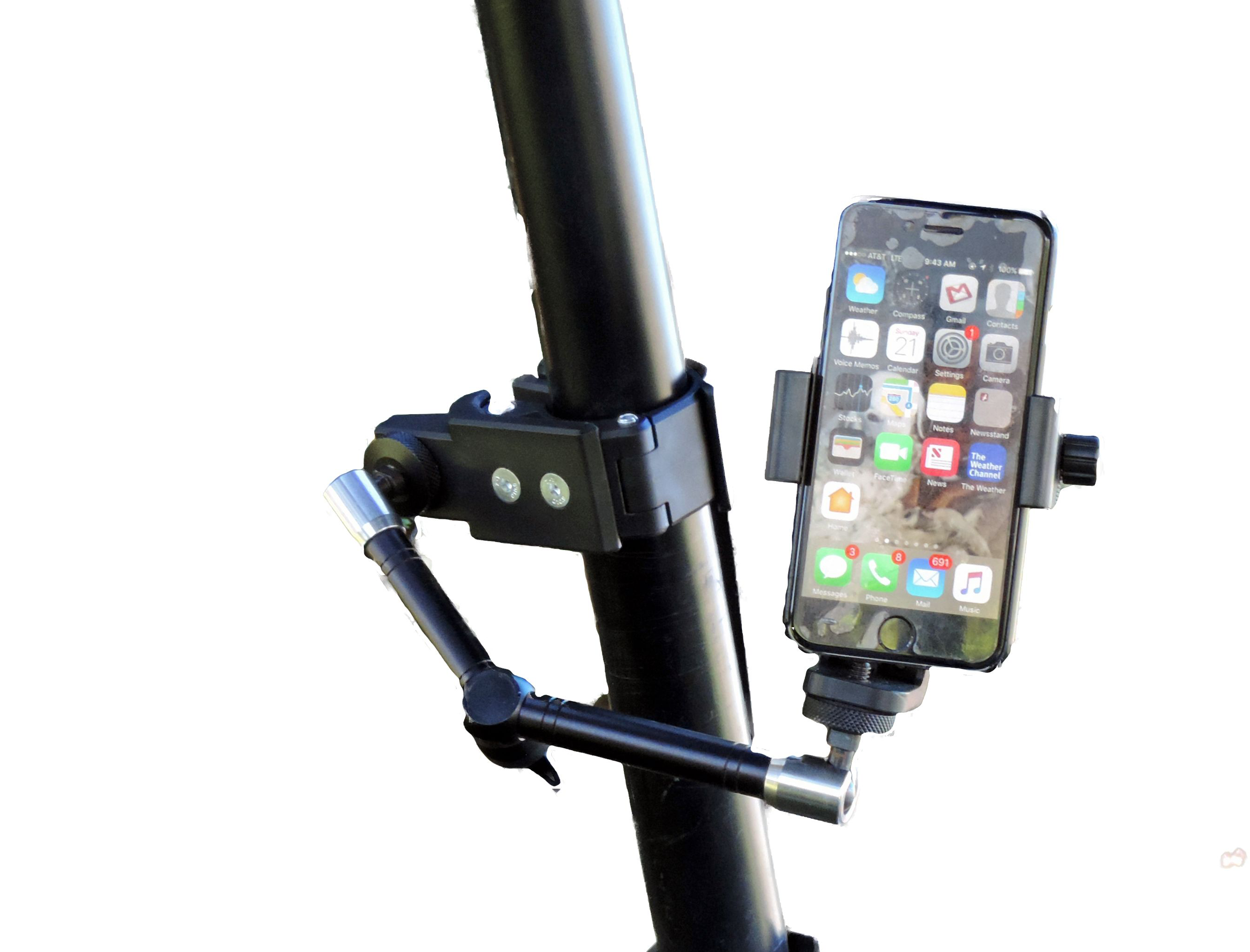 Hornet Outdoors UTV Smartphone Holder with Adjustable Arm and Fastclamp