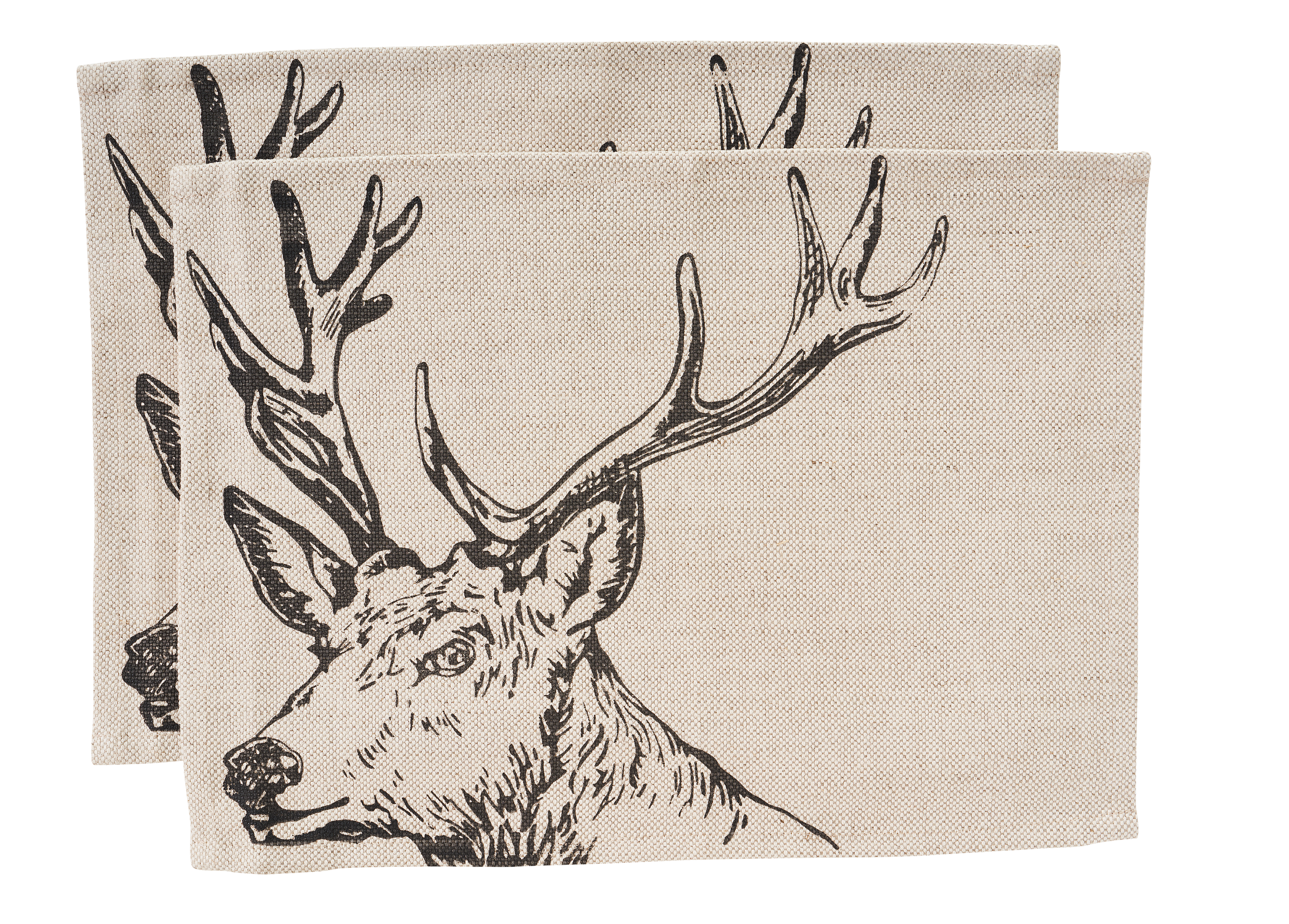 Selbrae House Stag Linen Place Mats Set of 2