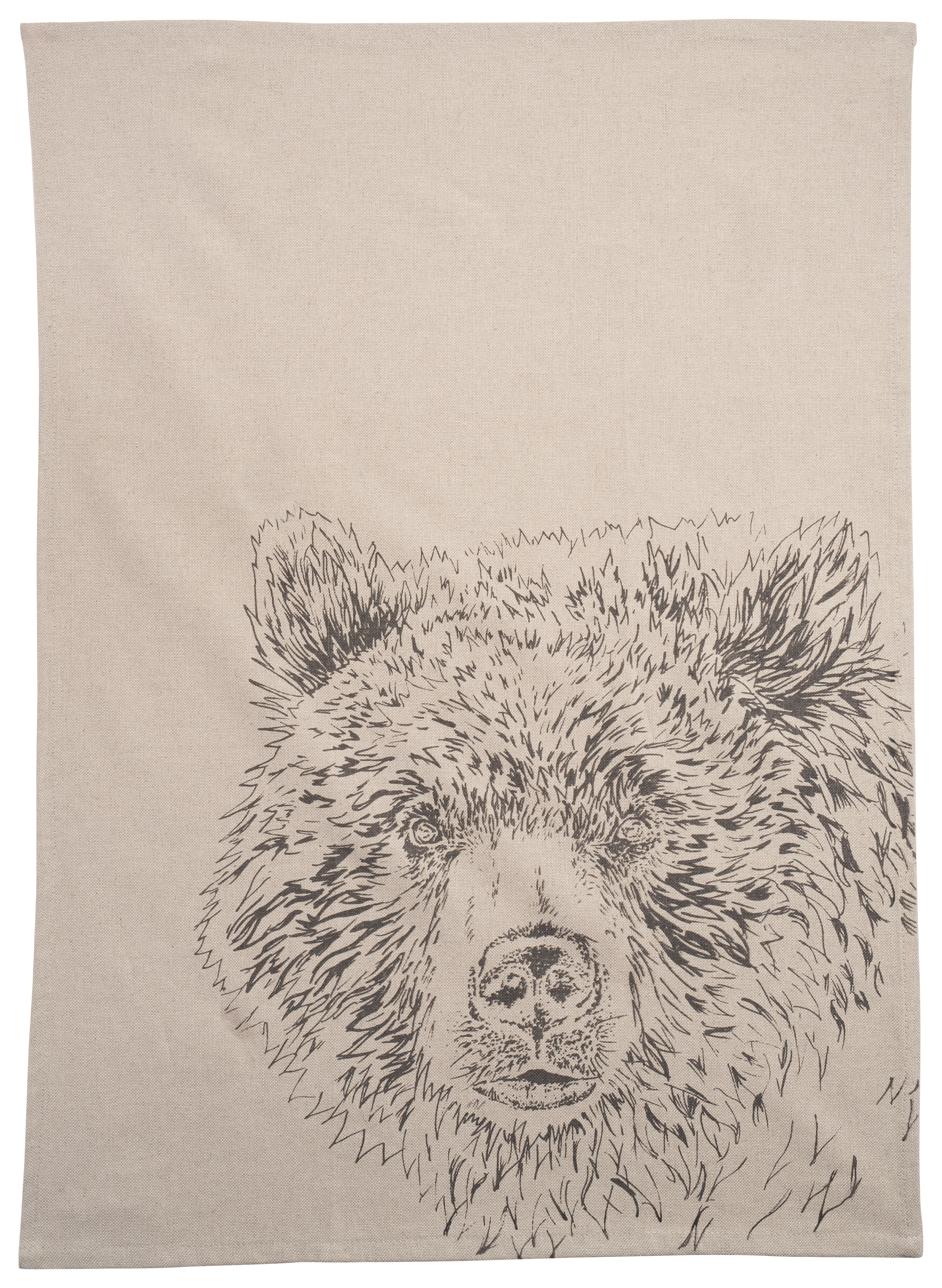 Selbrae House Linen Bear Tea Towel