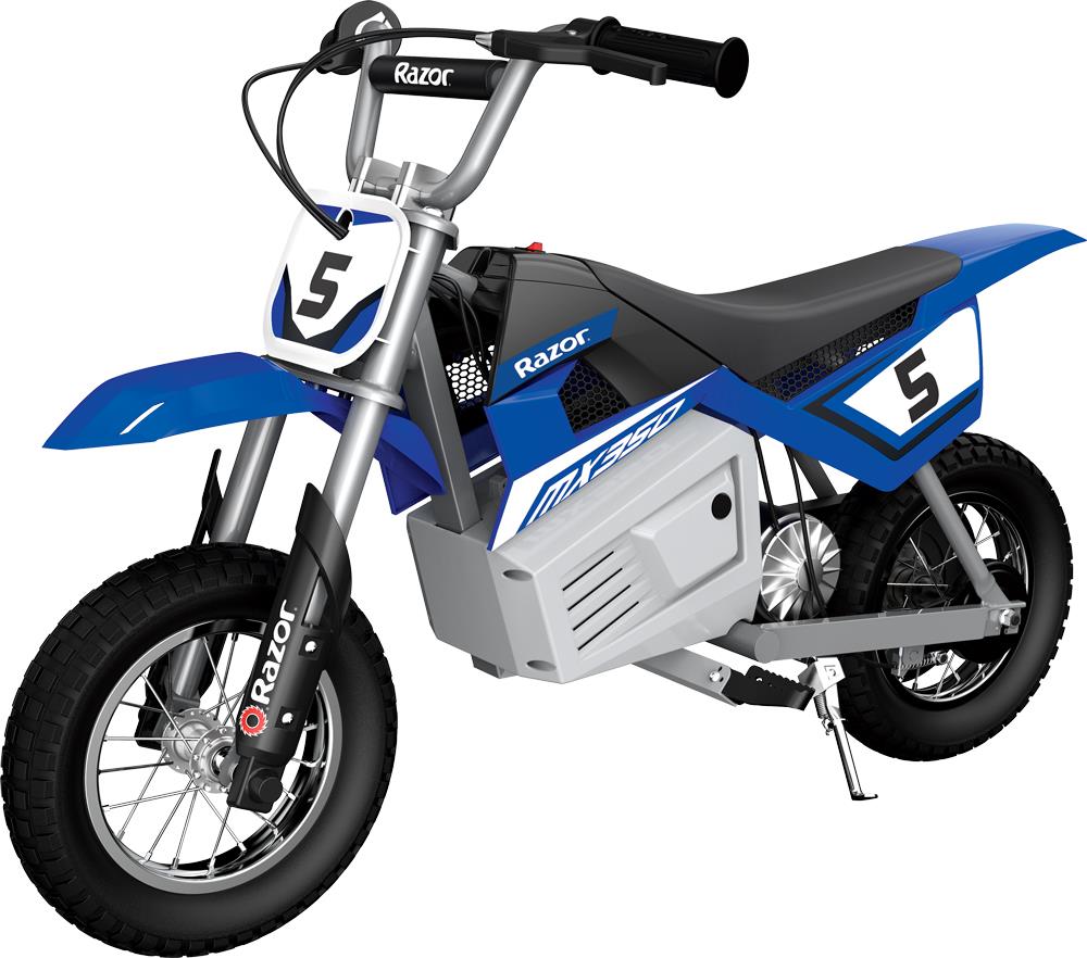 MX400 Dirt Rocket Electric Dirt Bike - Blue