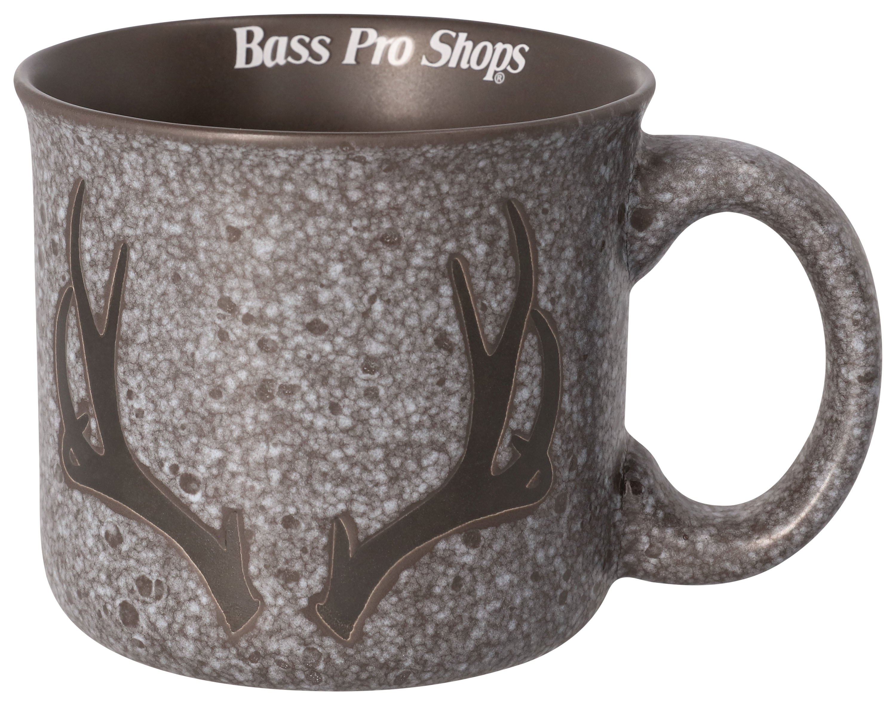 Bass Pro Shops Antler Granite Stoneware Mug