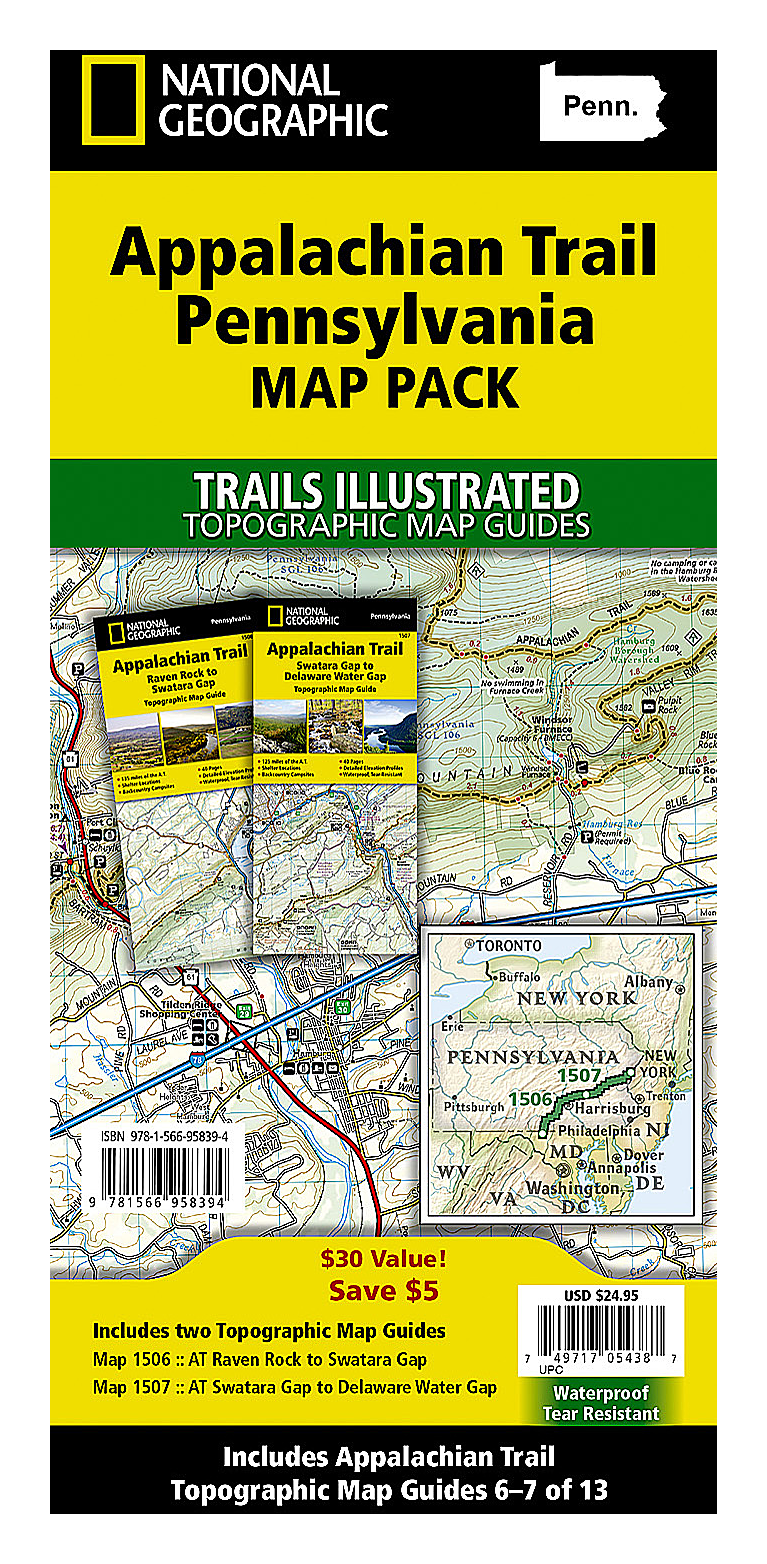 National Geographic Trails Illustrated Topographic Map Guide Series Map Bundle
