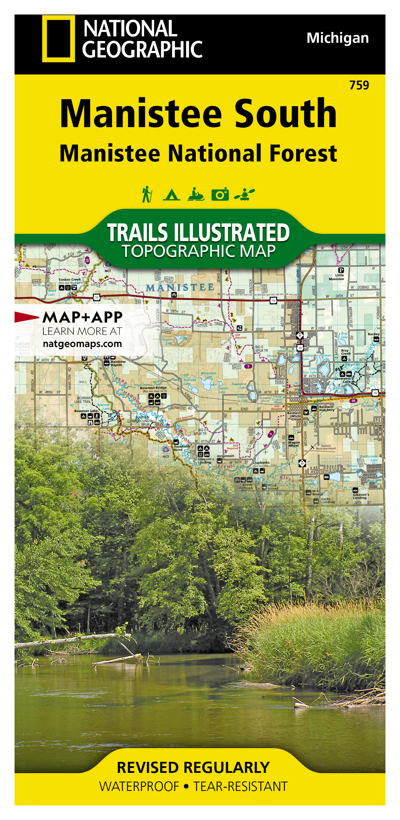 National Geographic National Forests Trails Illustrated Topographic Map Series