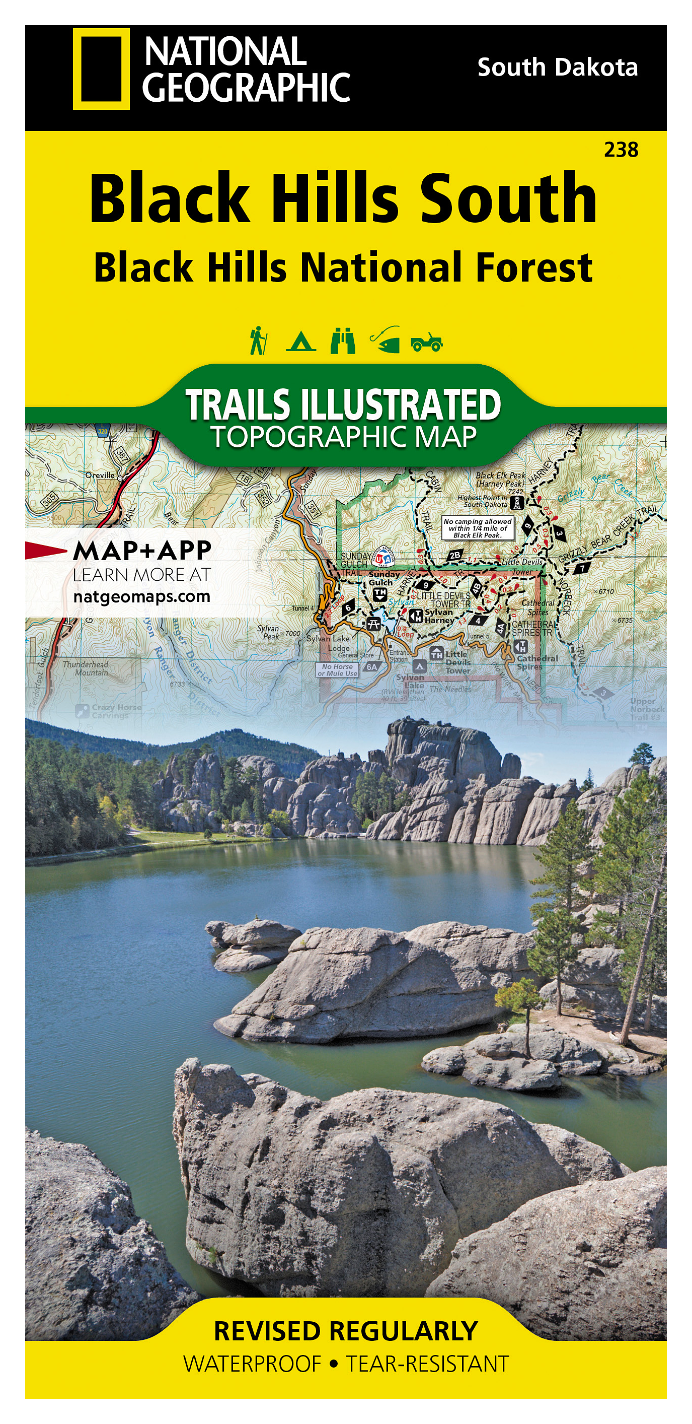 National Geographic National Forests Trails Illustrated Topographic Map Series