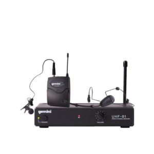 UHF-01HL-F3 Gemini UHF-01HL UHF Wireless Headset/Lavalier Microphone System