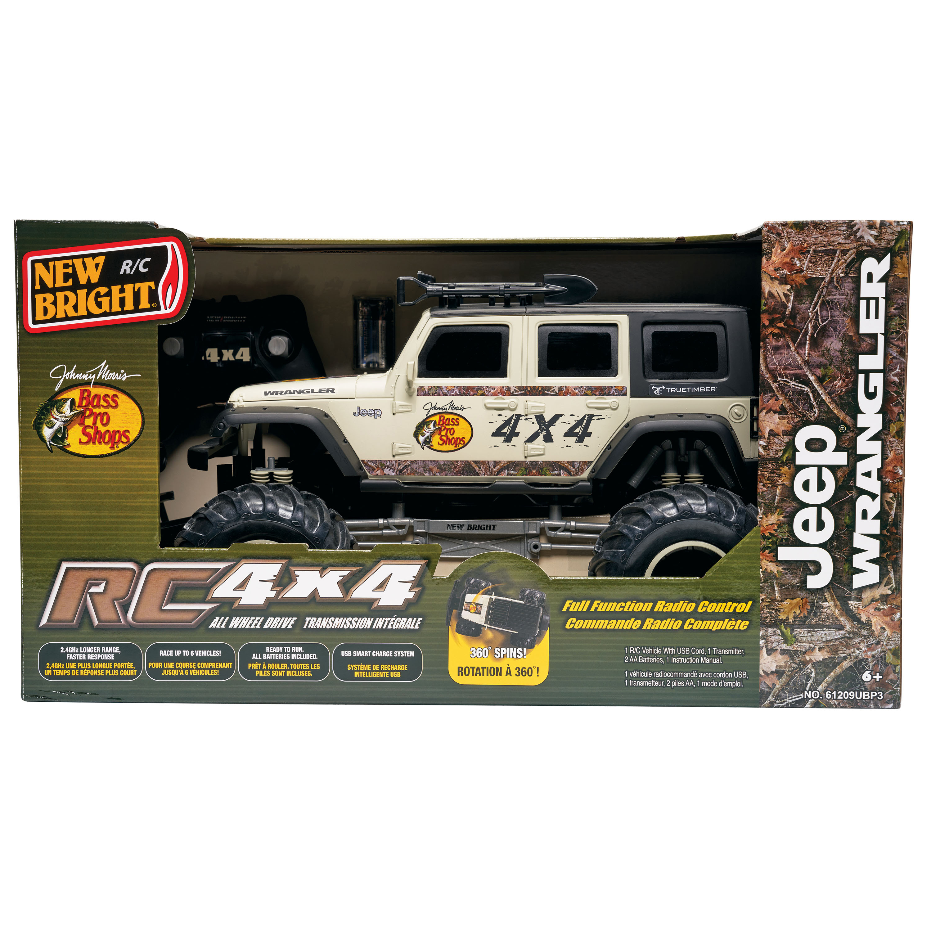 Bass Pro Shops Jeep Wrangler 1:12 Remote Control Truck