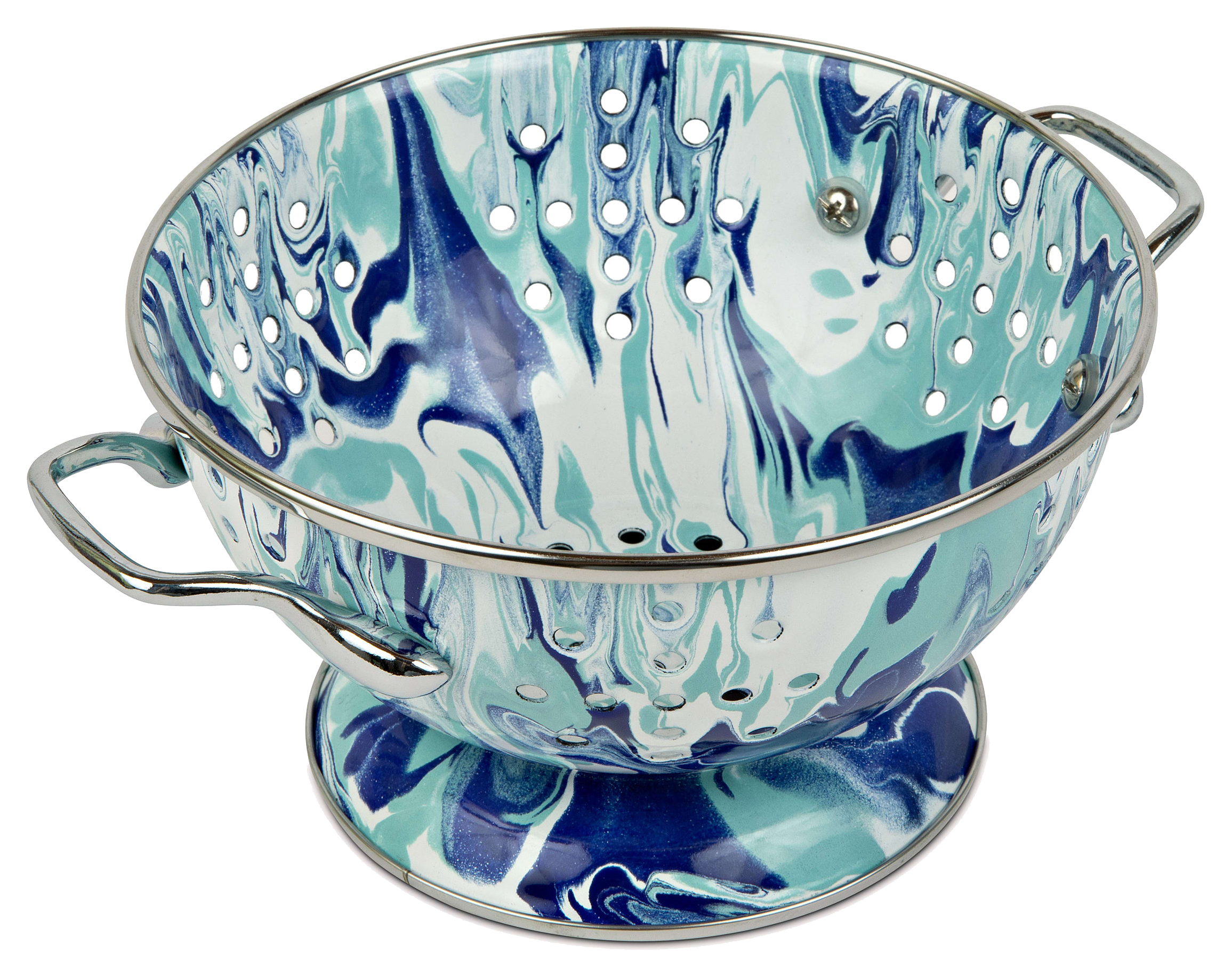 Golden Rabbit Lagoon Enamelware Petite Colander